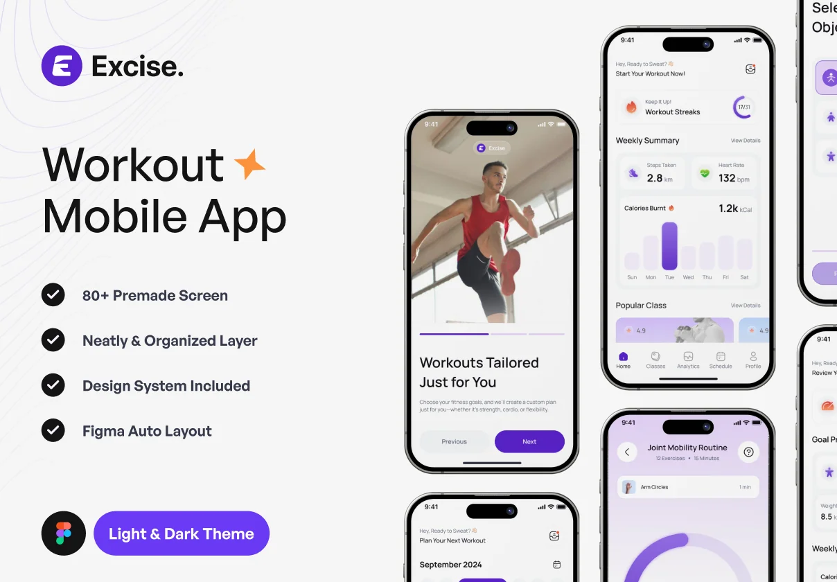 Excise - Workout Mobile App