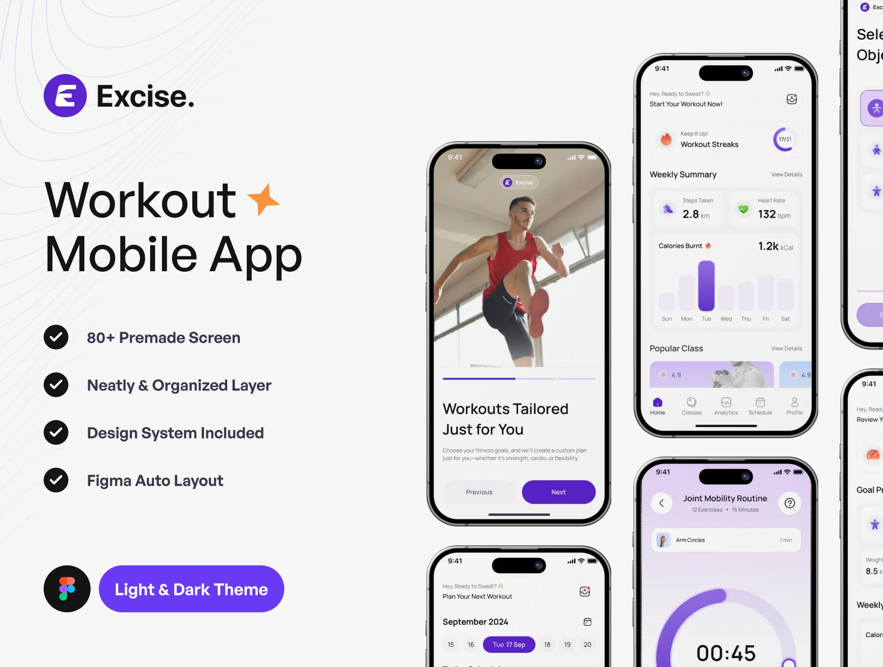 Excise - Workout Mobile App