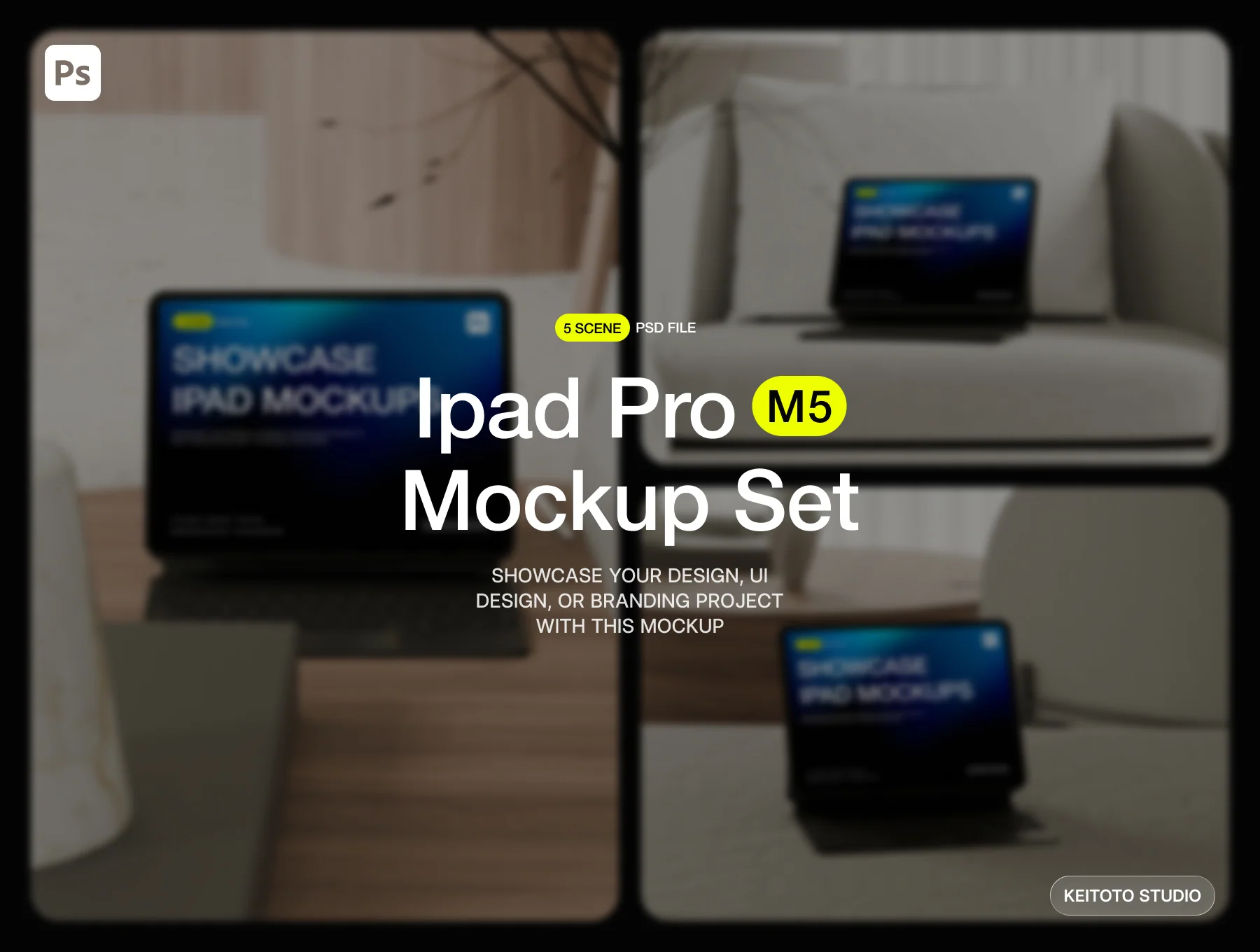 Executive Lounge iPad Pro Mockup Scenes 2