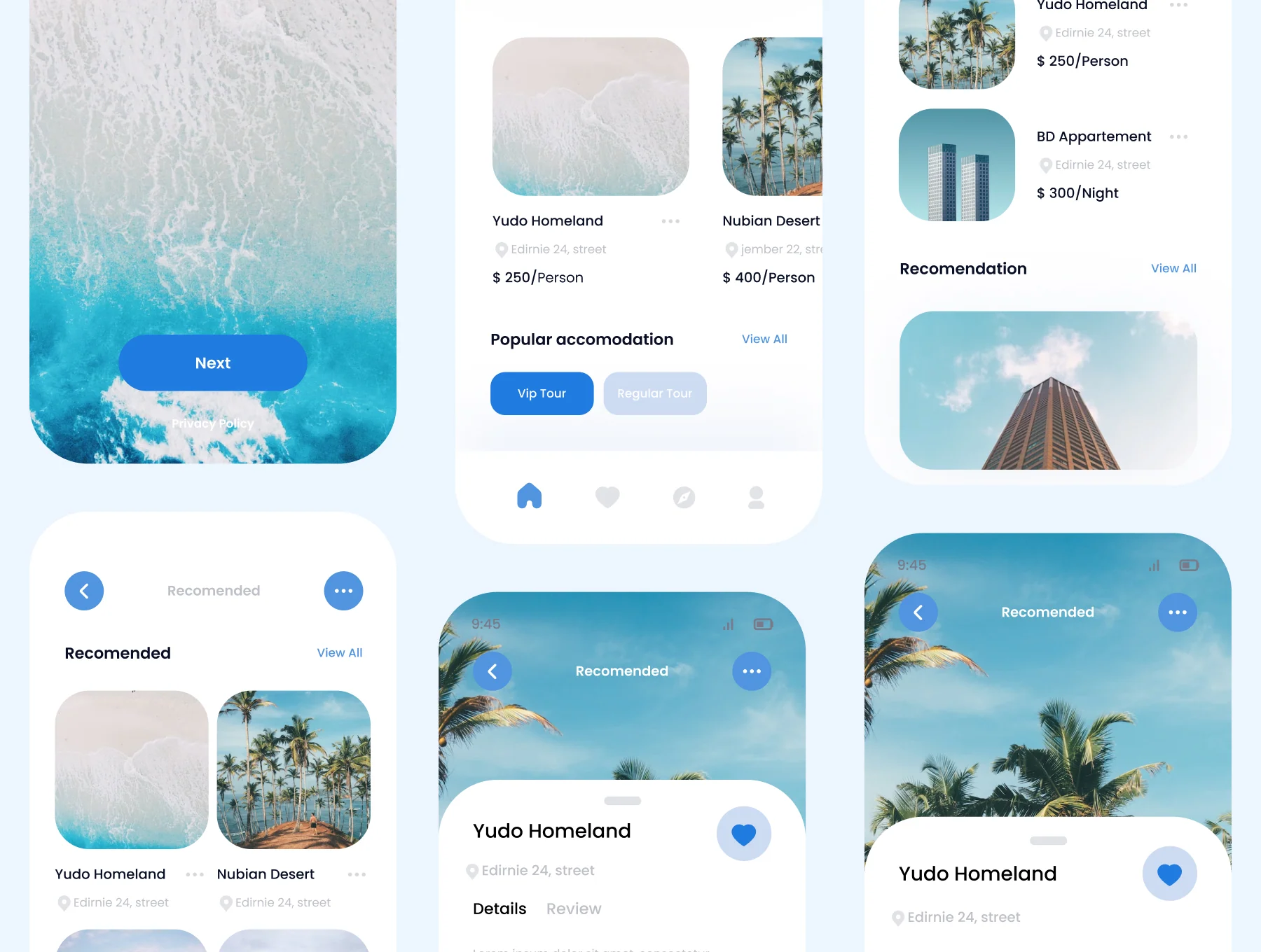 Exilplore-Explore Mobile App Ui Kits Template 3