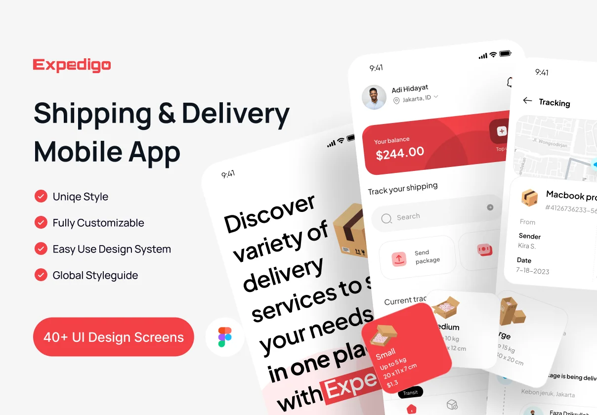 Expedigo - Shiping and Delivery Mobile App