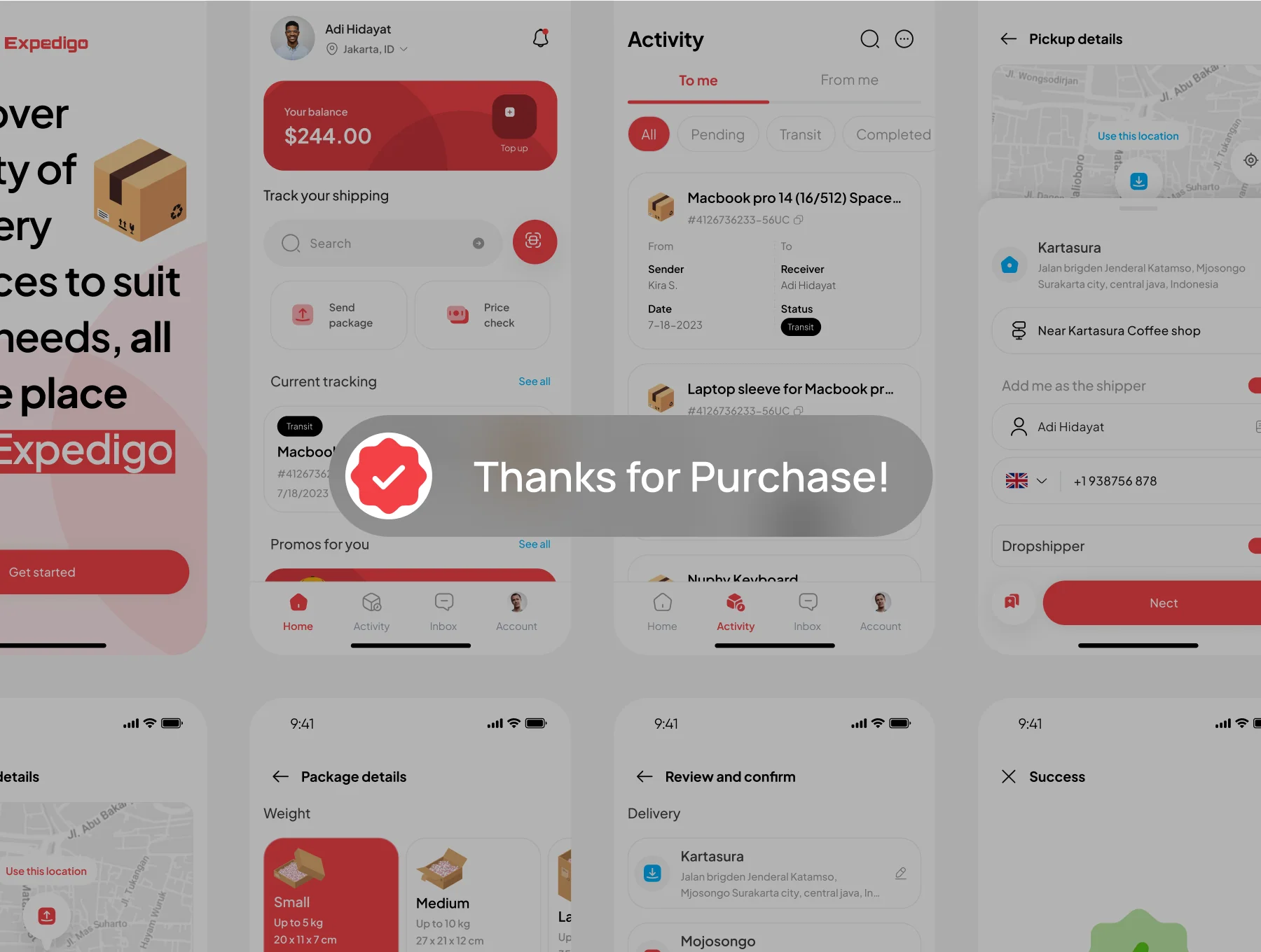 Expedigo - Shiping and Delivery Mobile App 9