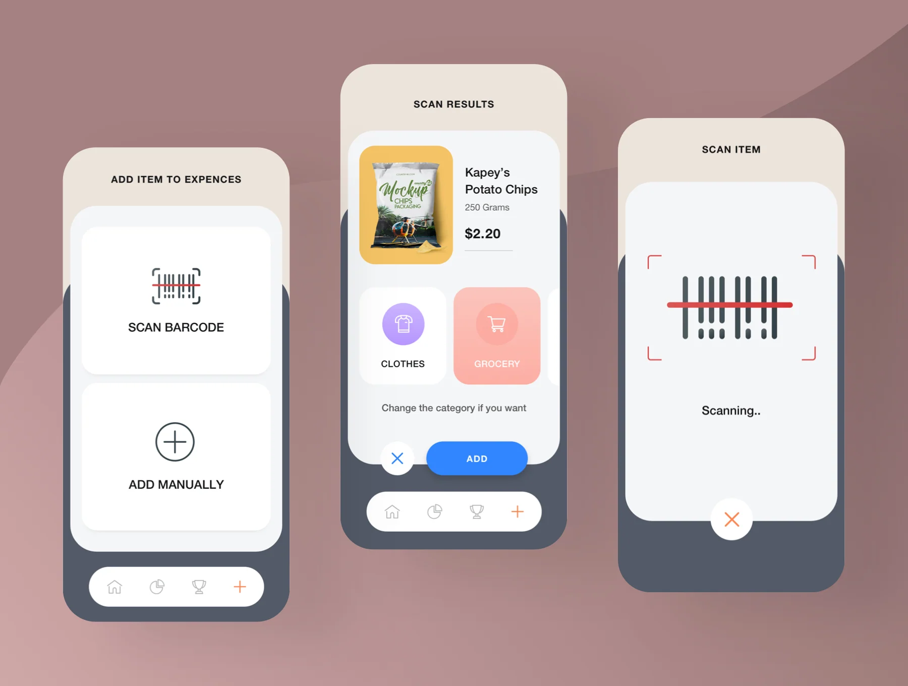 Expense Tracker - Financial iOS App UI KIT 3