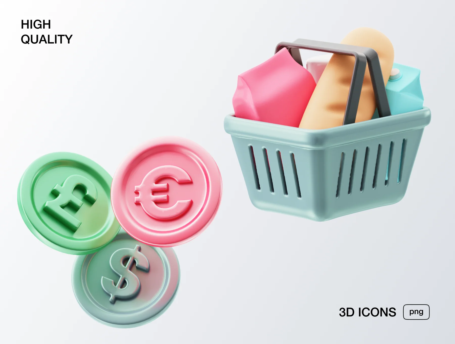 Expenses 3D Icons 3
