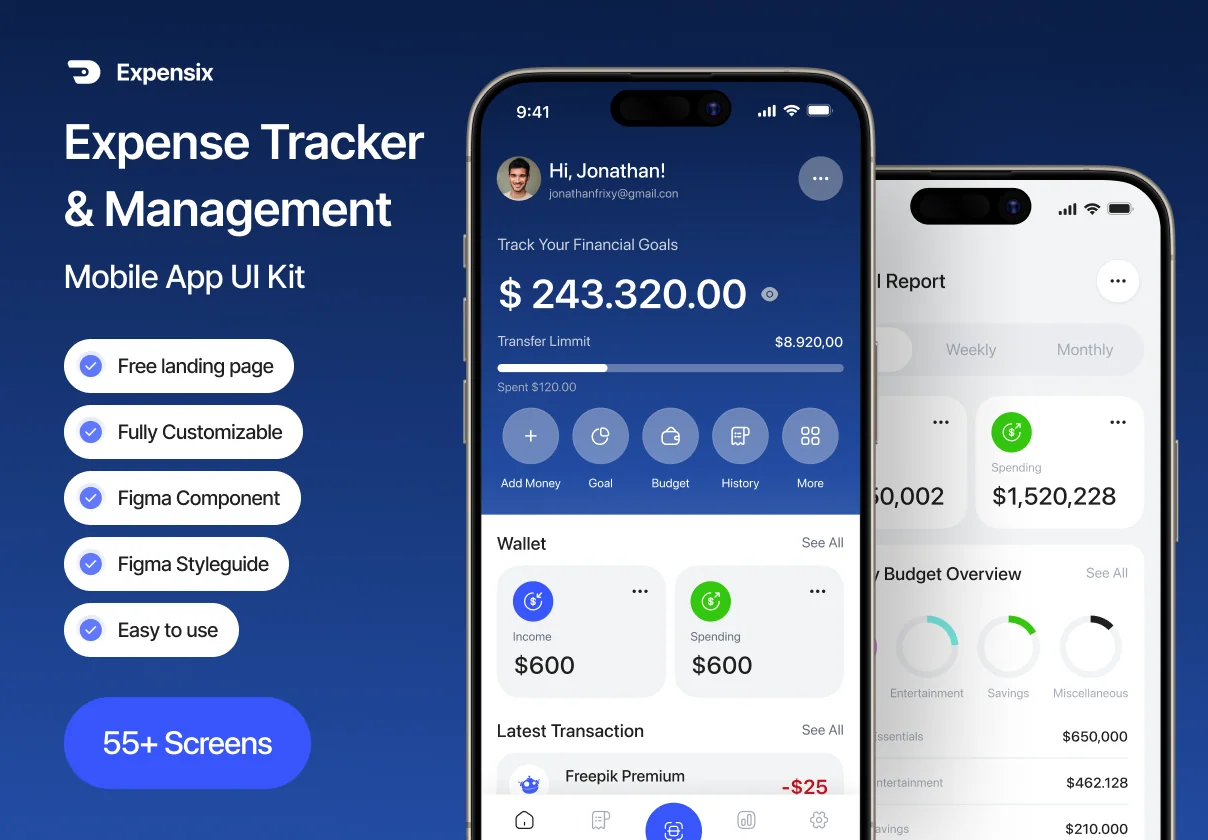 Expensix - Finance Management Mobile App