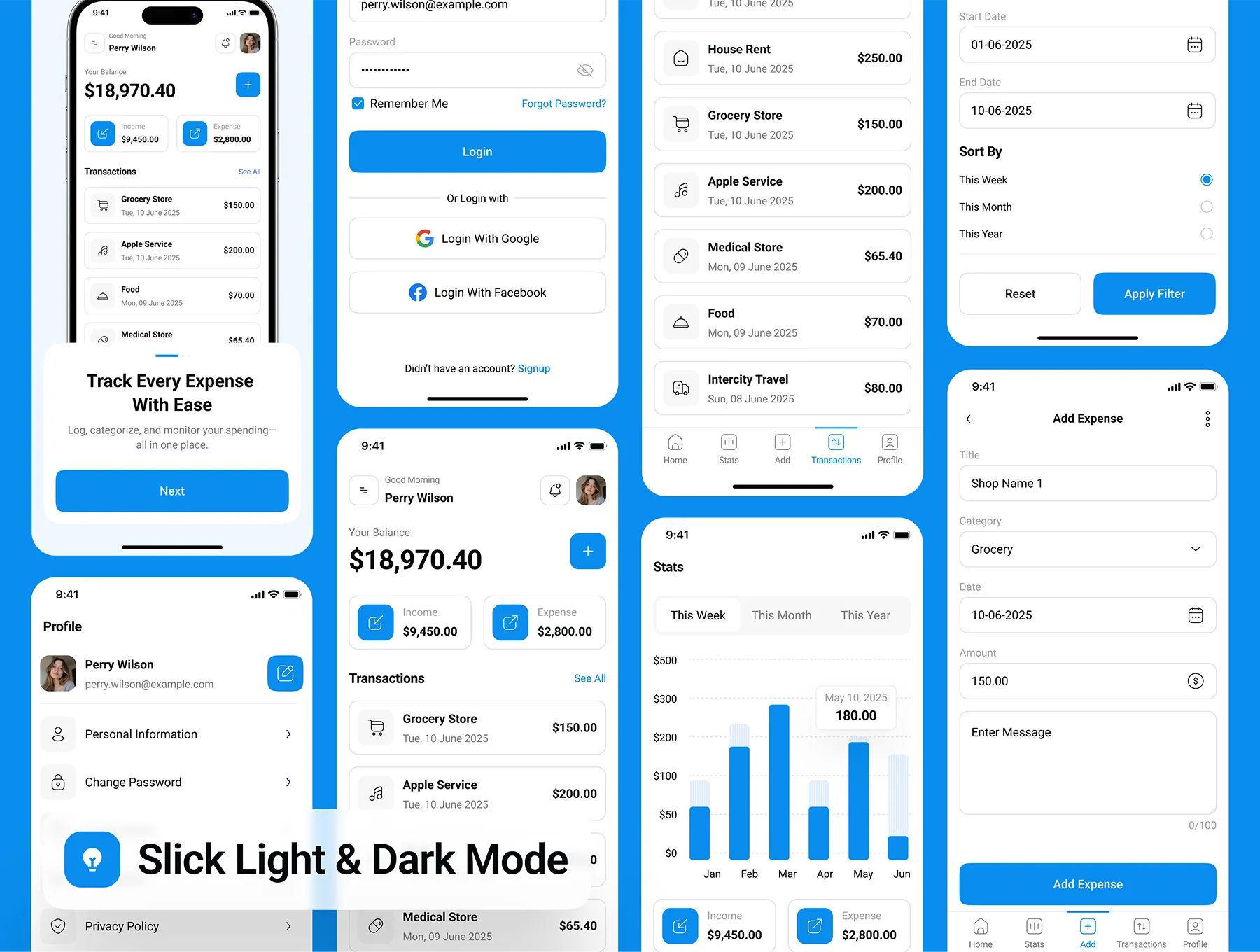 Expenzo - Expense Tracker App UI Kit 5