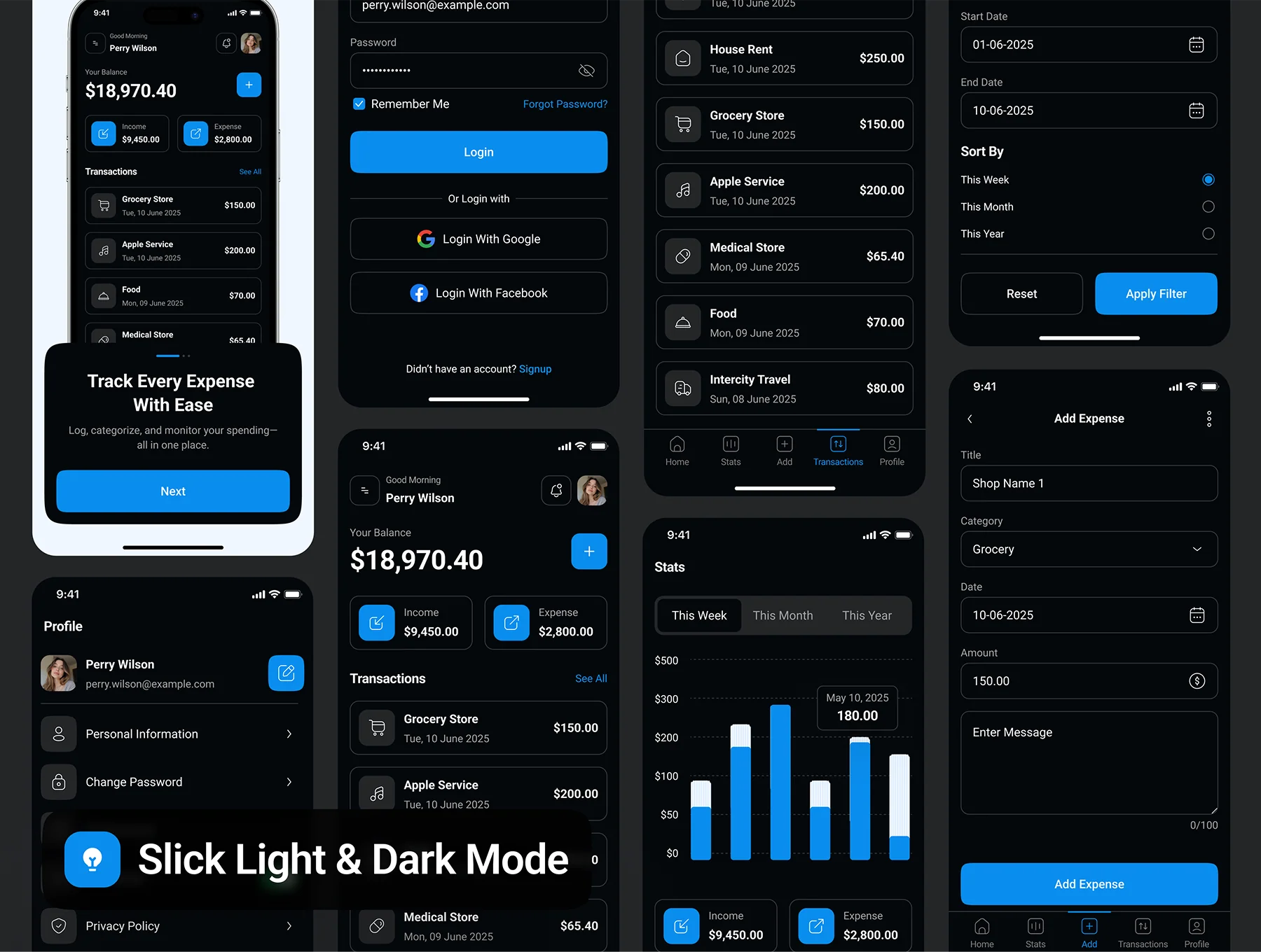 Expenzo - Expense Tracker App UI Kit 6