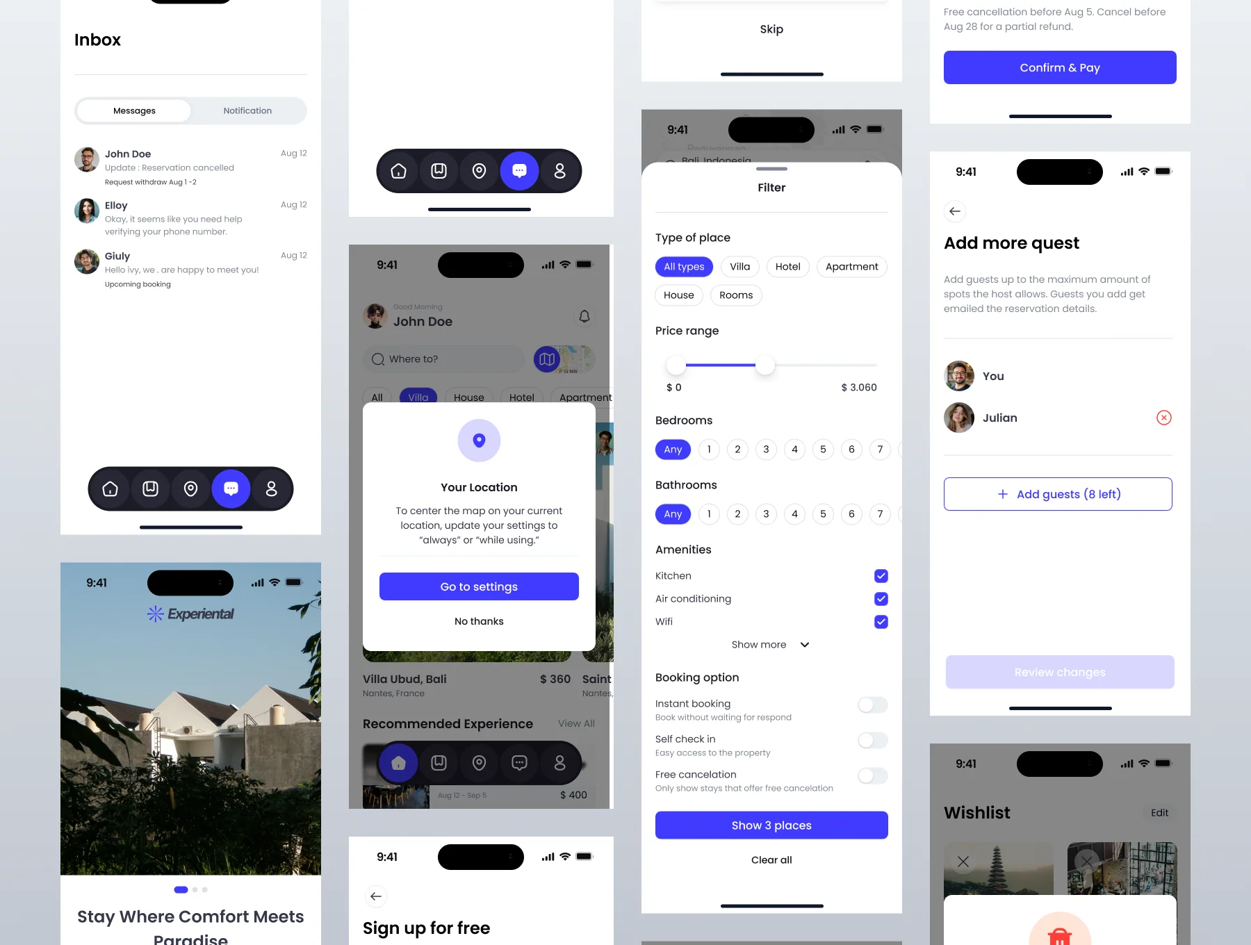 Experiental - Vacation Rental UI KIT 6