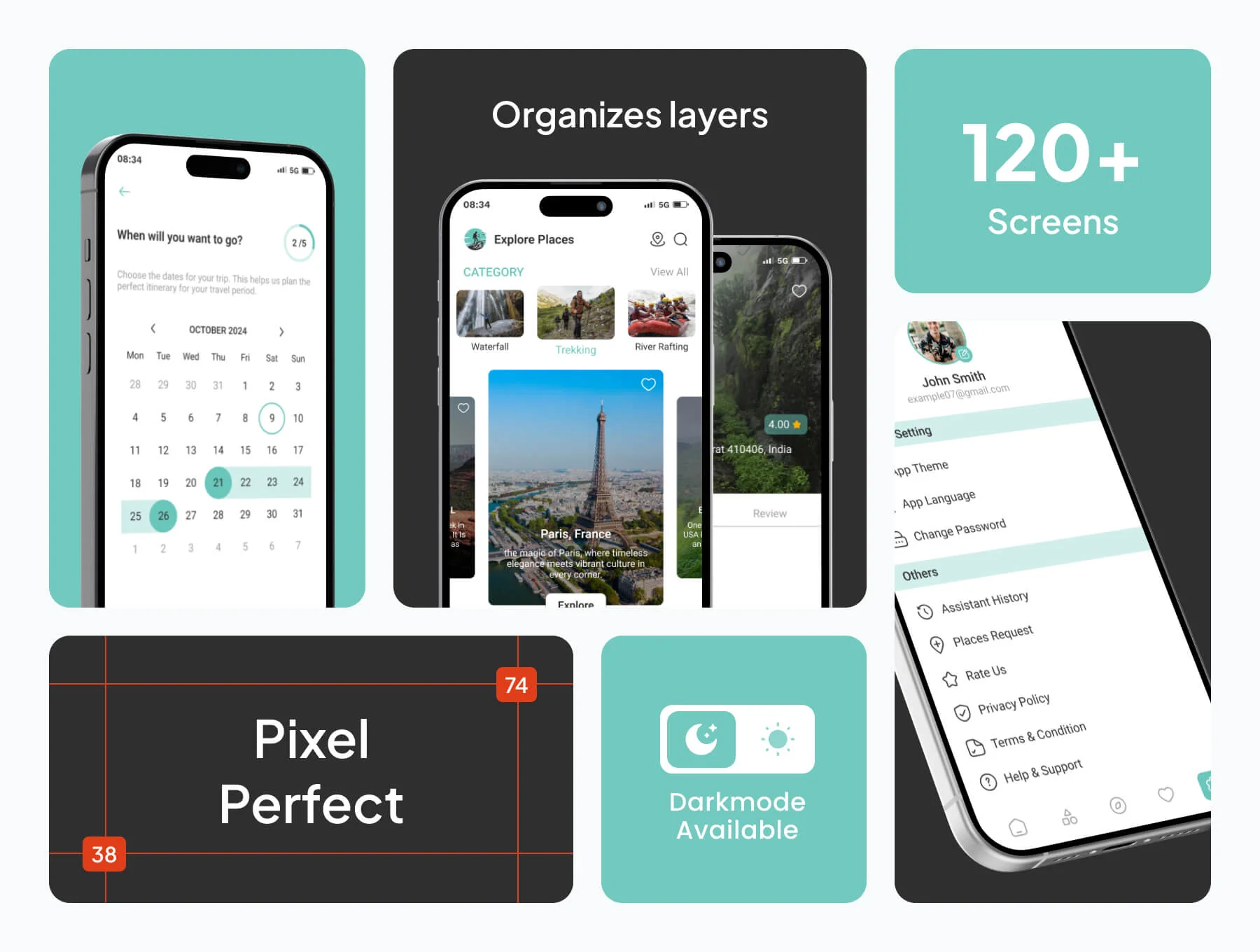 Explore Places - Place App UI Kit 2