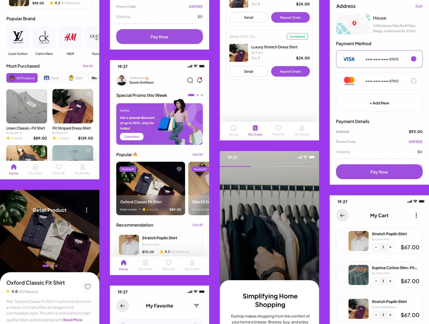 ExShop E-commerce UI Kit 5