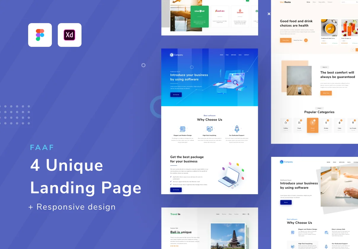 F A A F - Landing Page