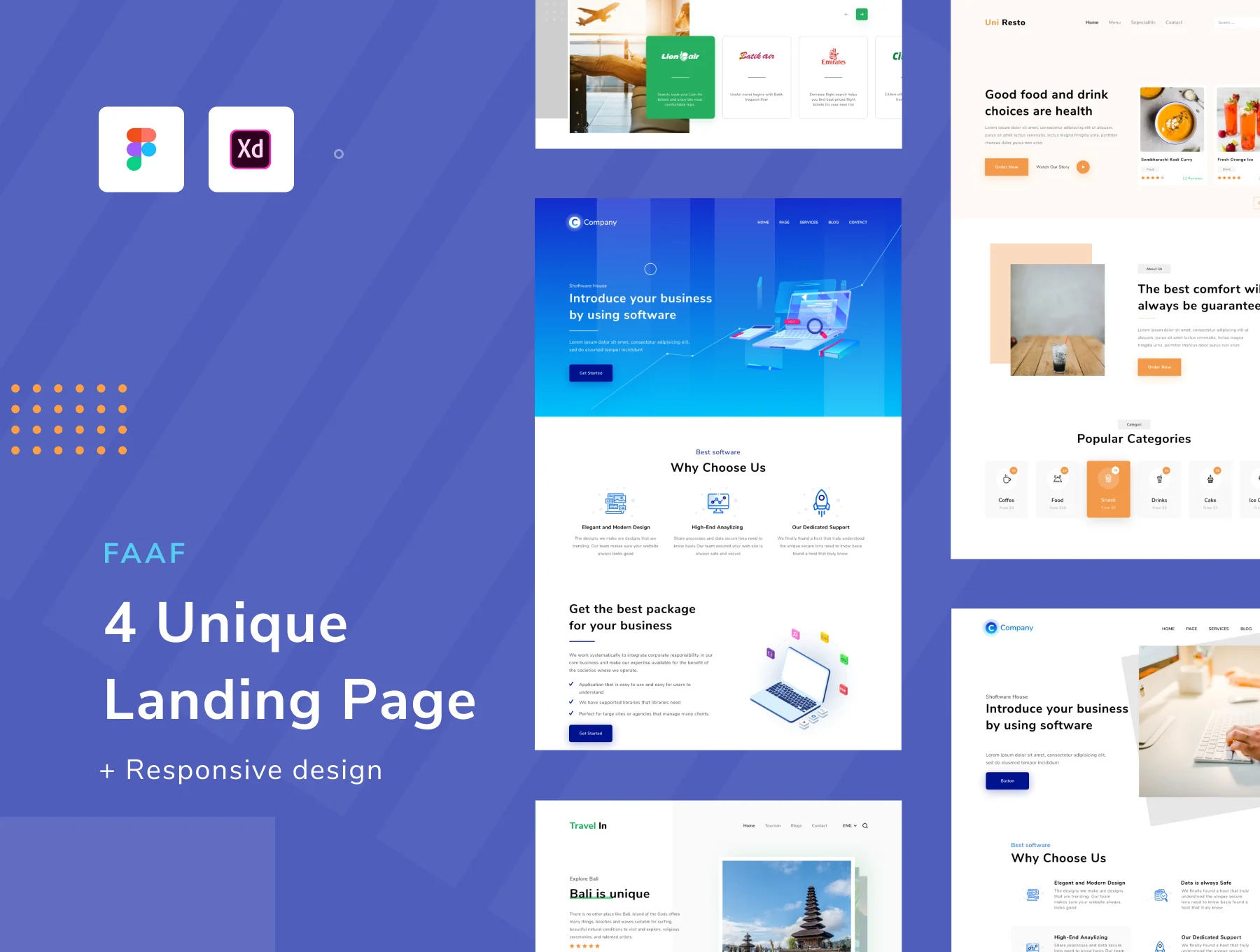 F A A F - Landing Page