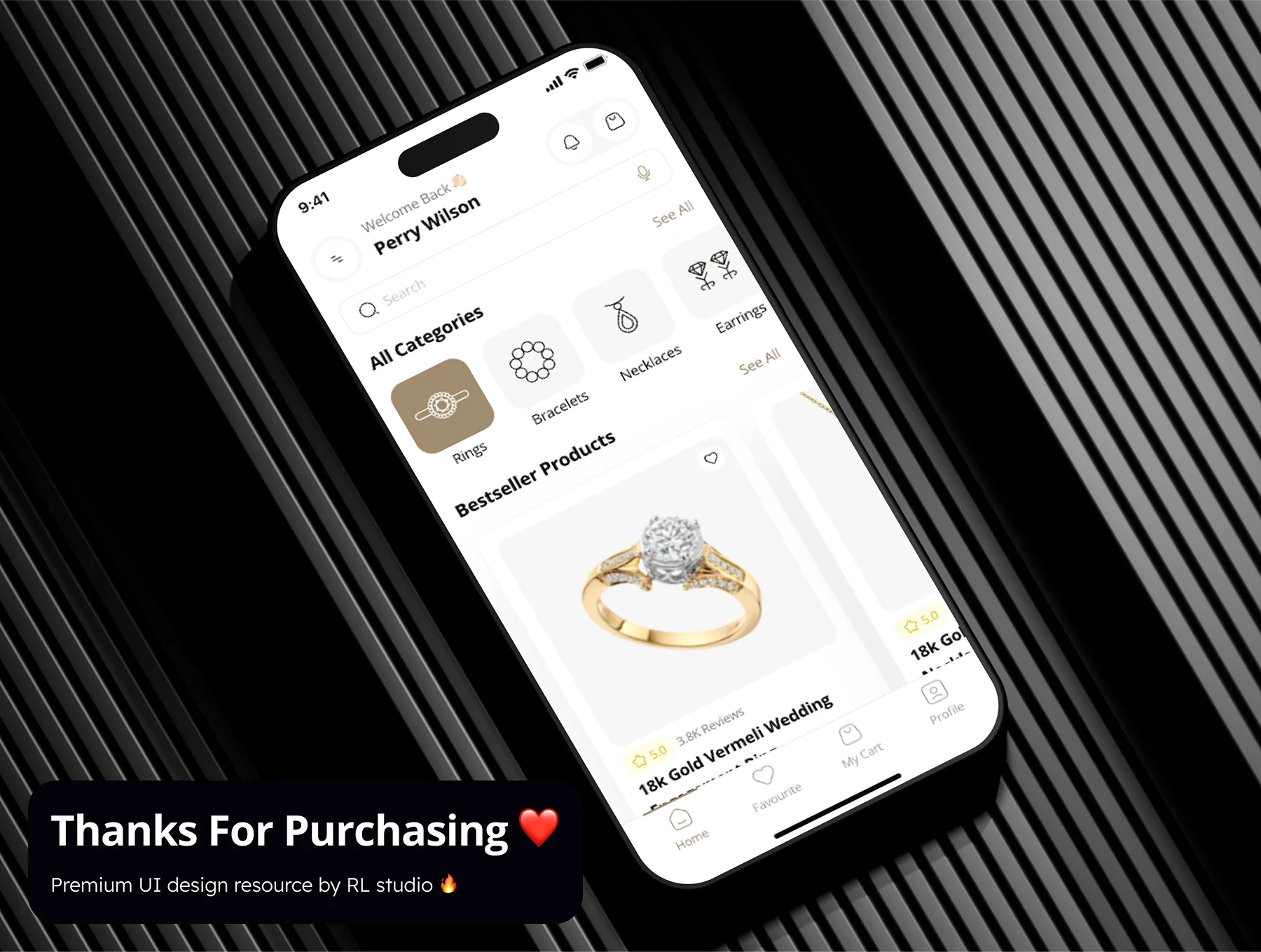 F2Jewel - Jewelry Shop App UI Kit 10