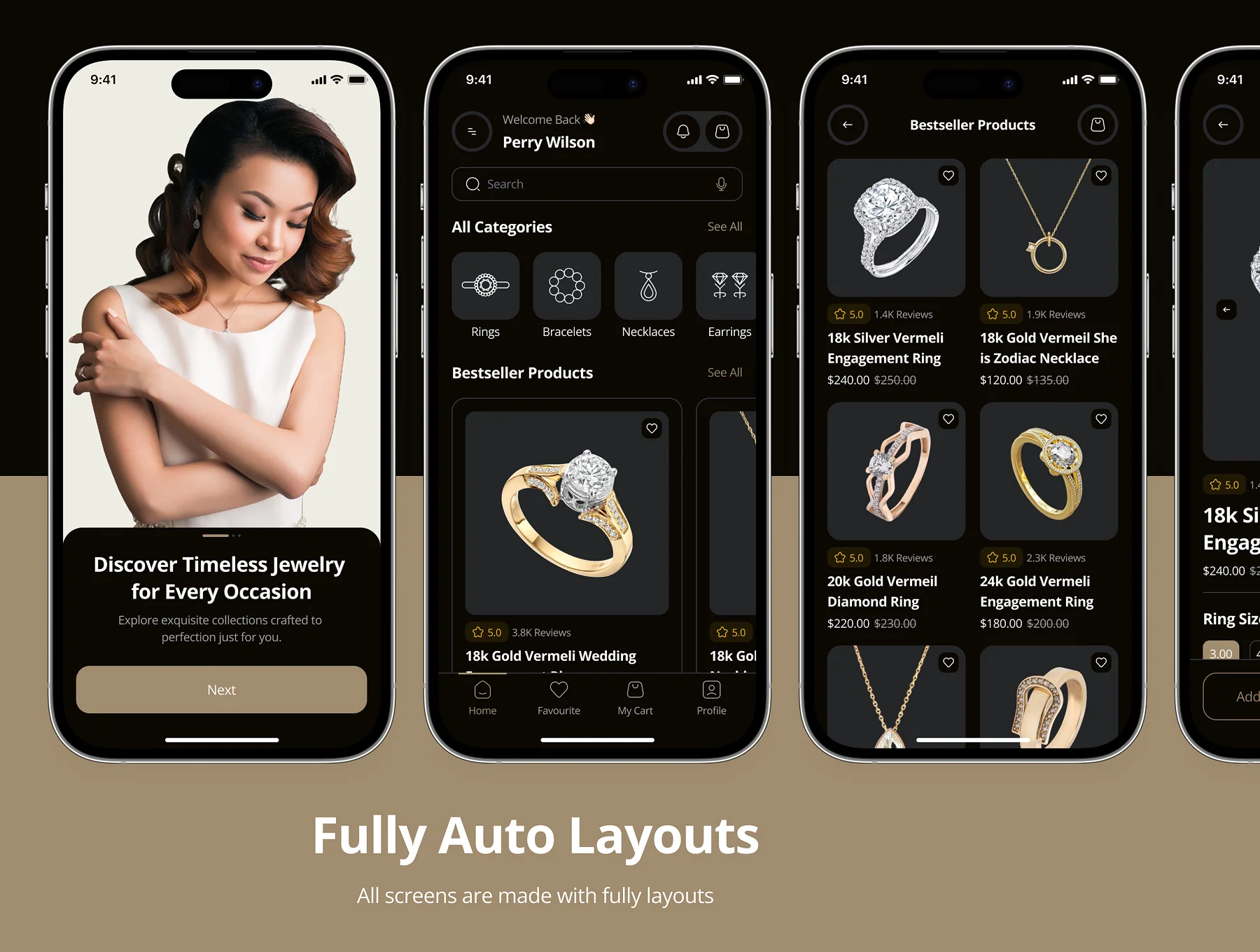 F2Jewel - Jewelry Shop App UI Kit 4