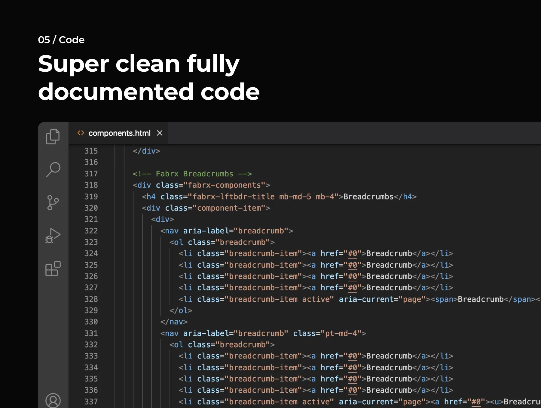 Fabrx UI Kit Pro for Bootstrap 5 6