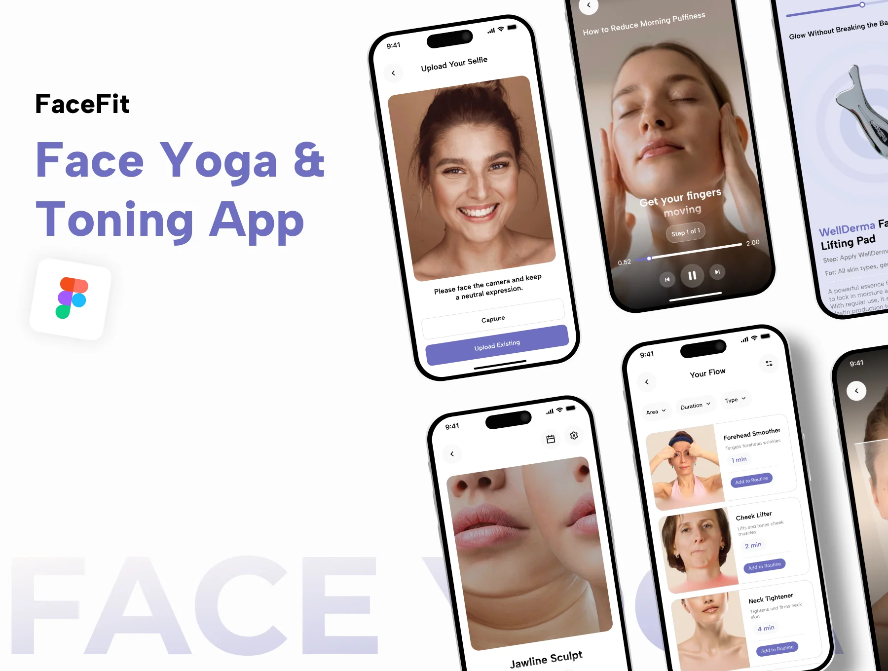 FaceFit | Face Yoga & Tone Trainer UI Kit 9