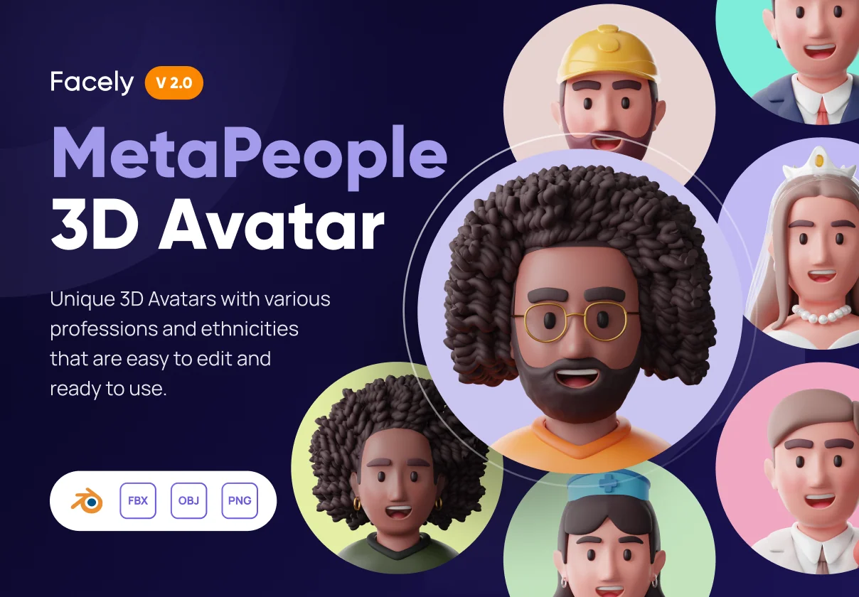 Facely V2 - MetaPeople 3D Avatar