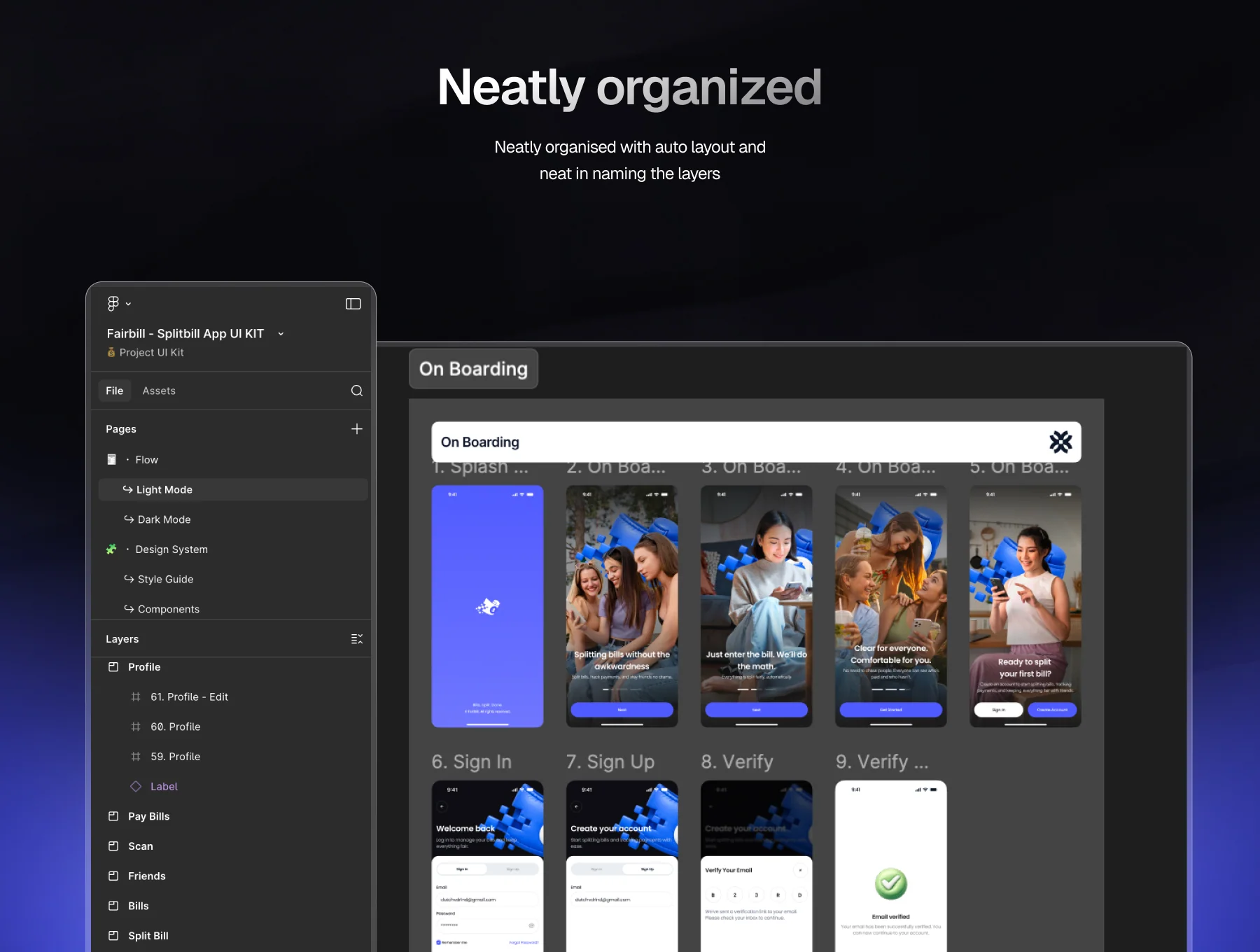 Fairbill - Splitbill App UI Kit 3