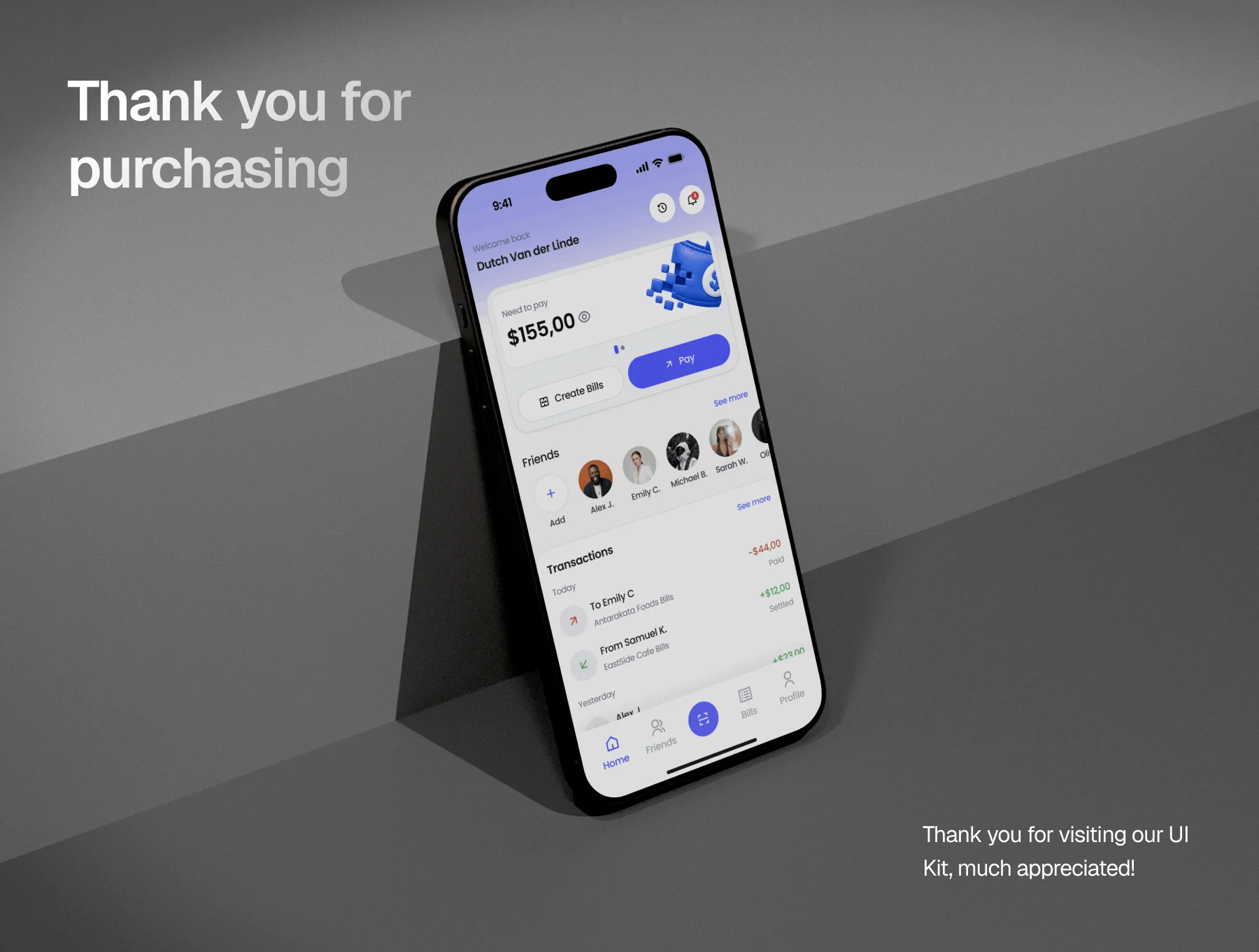 Fairbill - Splitbill App UI Kit 7
