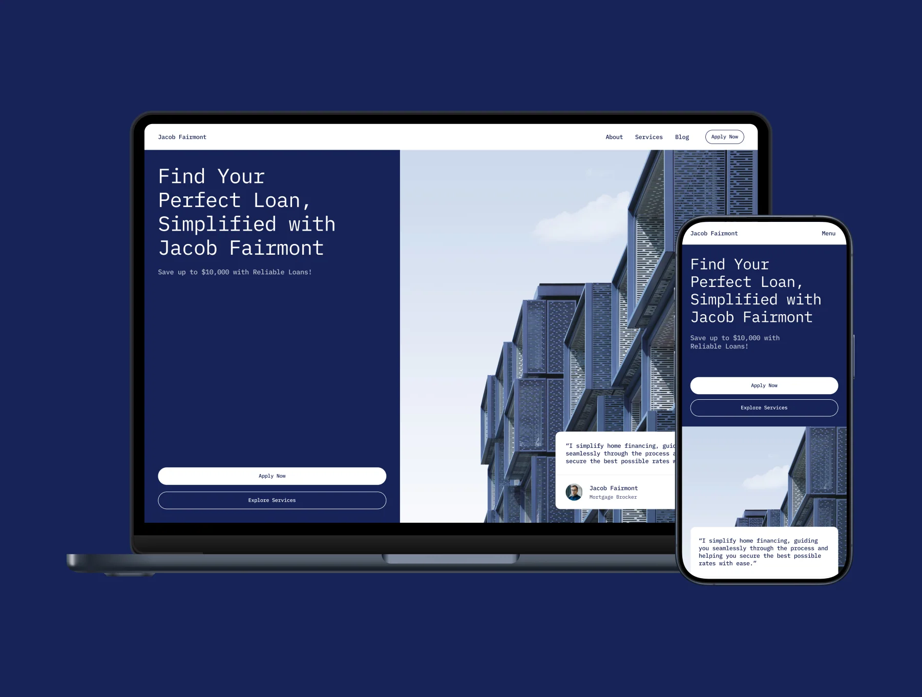 Fairmont – Mortgage Broker Website 6