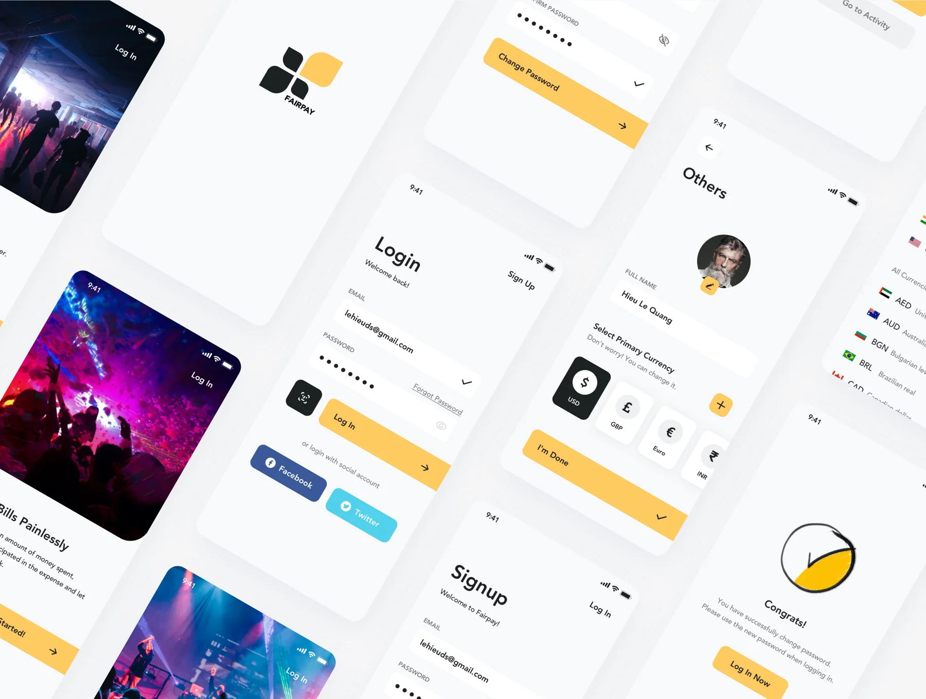 Fairpay - Split Bill App UI Kit 3