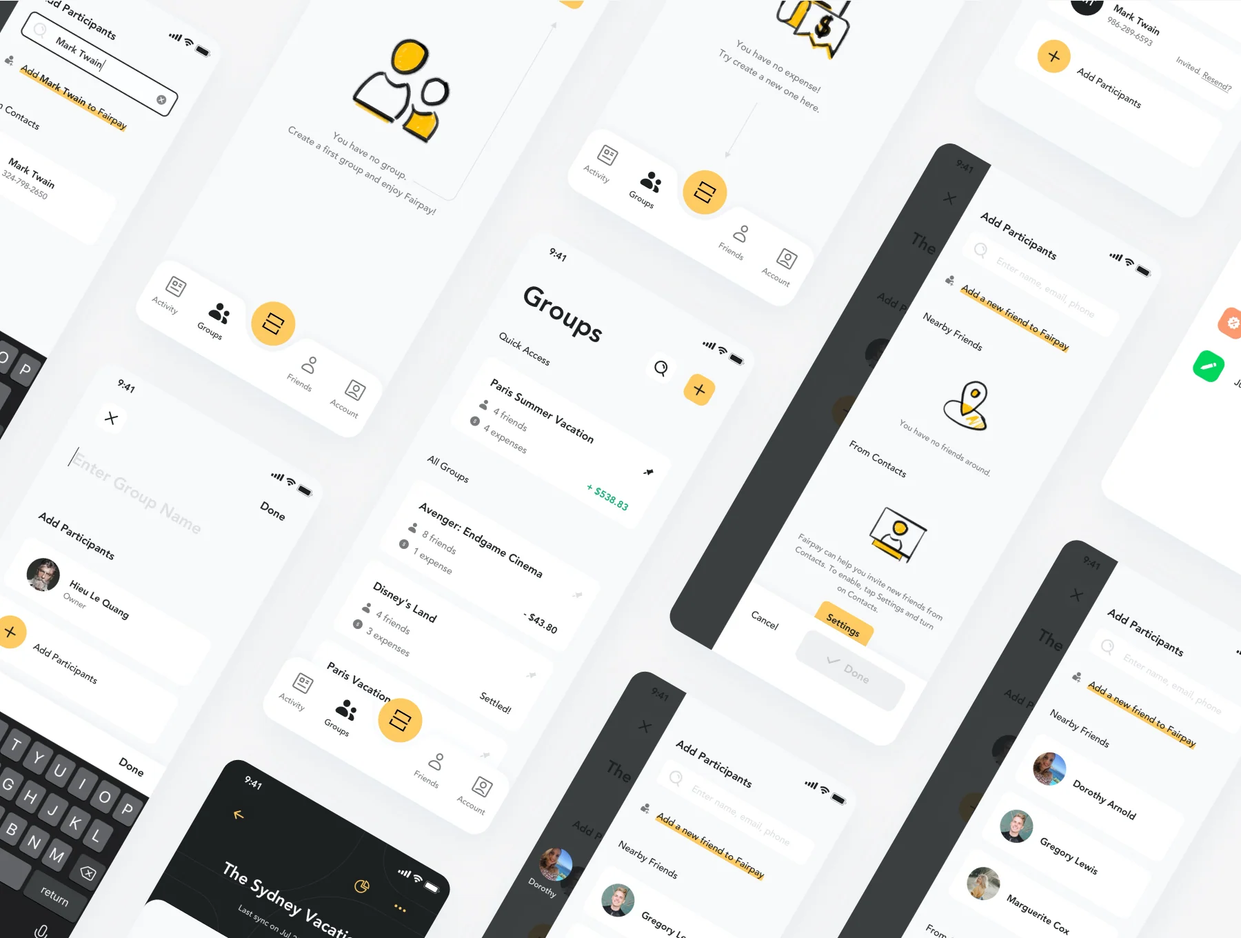 Fairpay - Split Bill App UI Kit 5