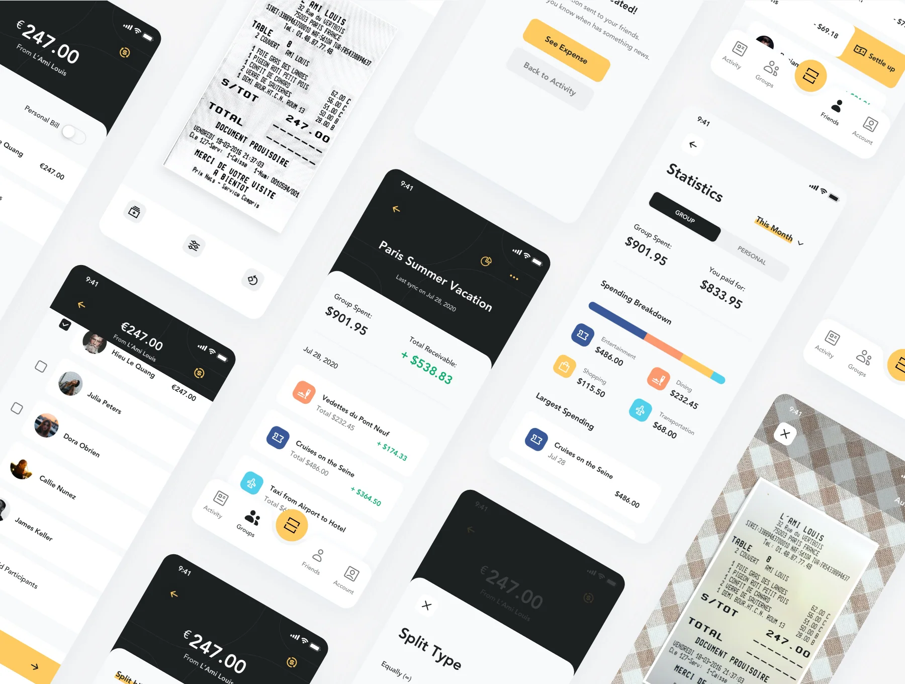 Fairpay - Split Bill App UI Kit 6