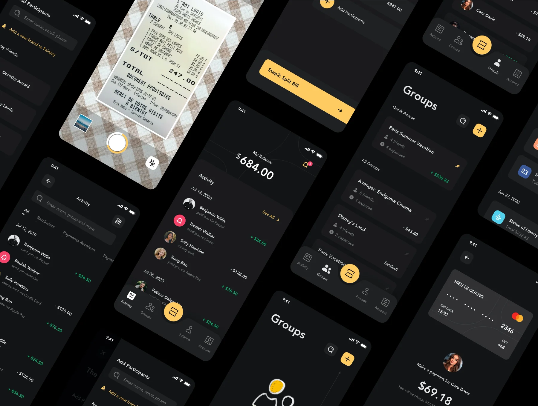 Fairpay - Split Bill App UI Kit 8