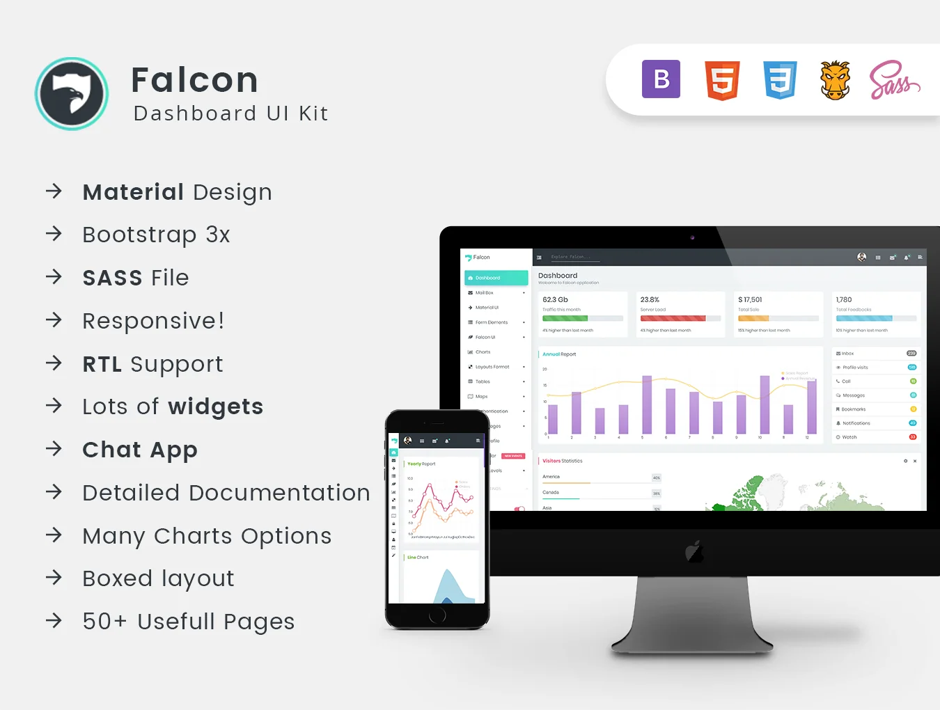 Falcon Admin Dashboard Template