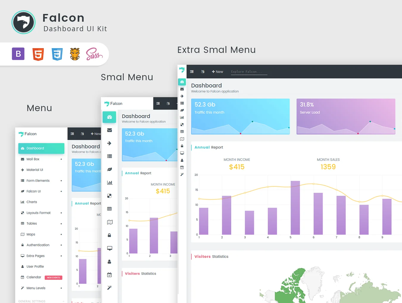 Falcon Admin Dashboard Template 2