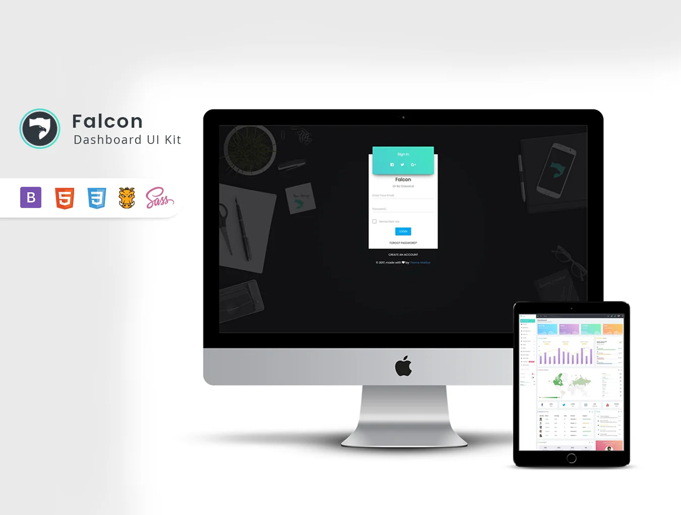 Falcon Admin Dashboard Template 4