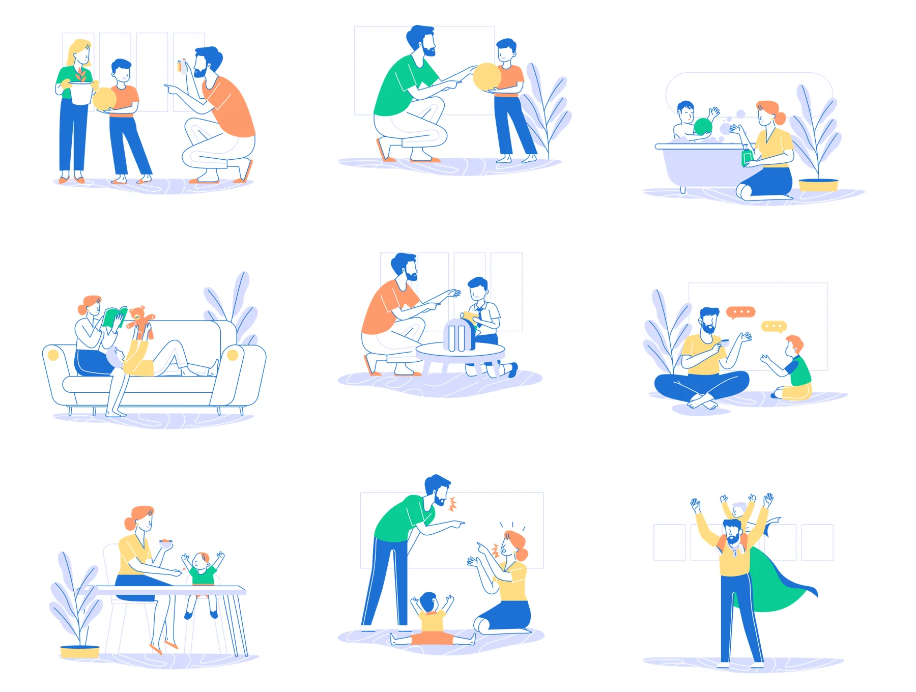Family &  Parenting Illustration - Graphicdunk 4
