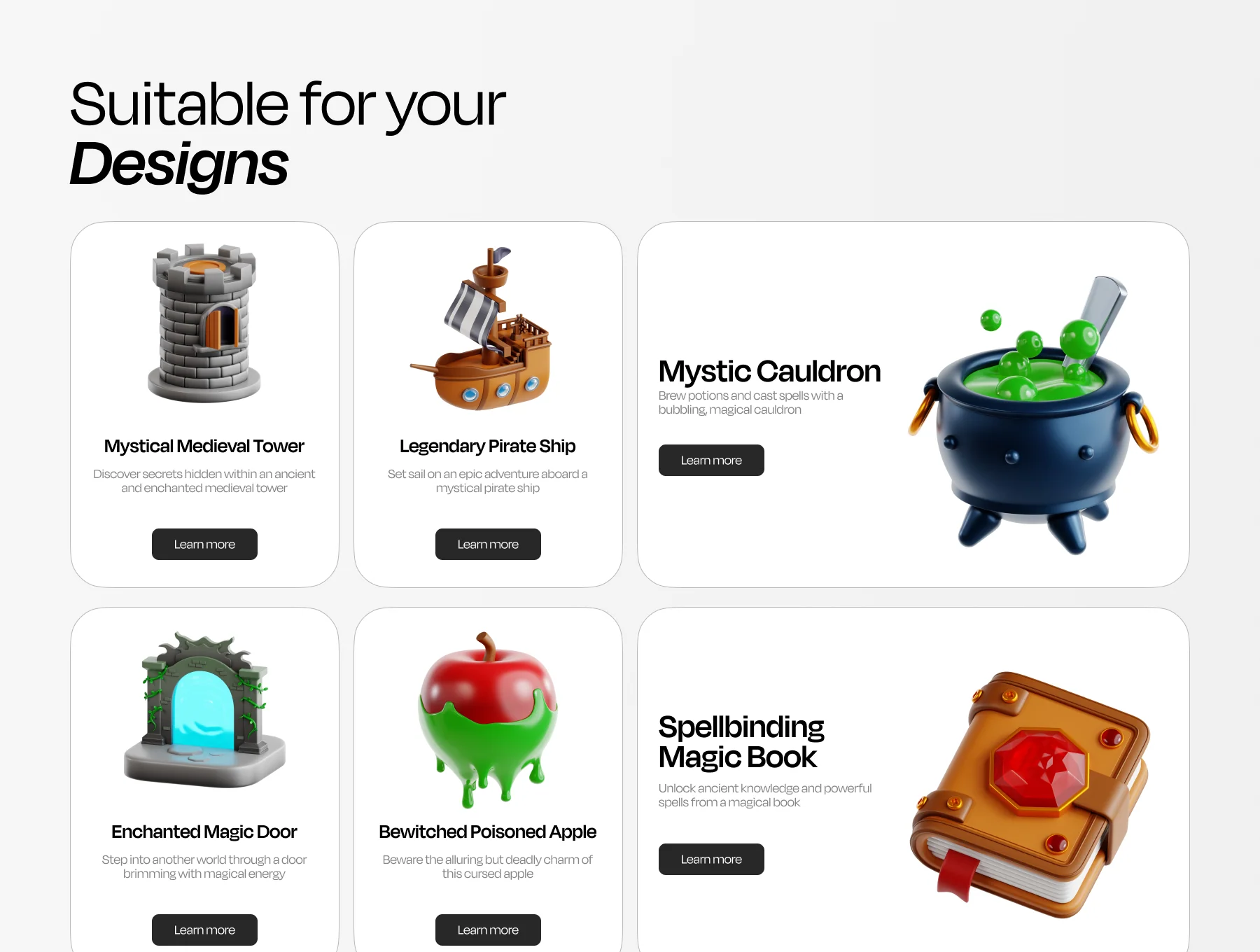 Fantasy 3D Icon Set 3