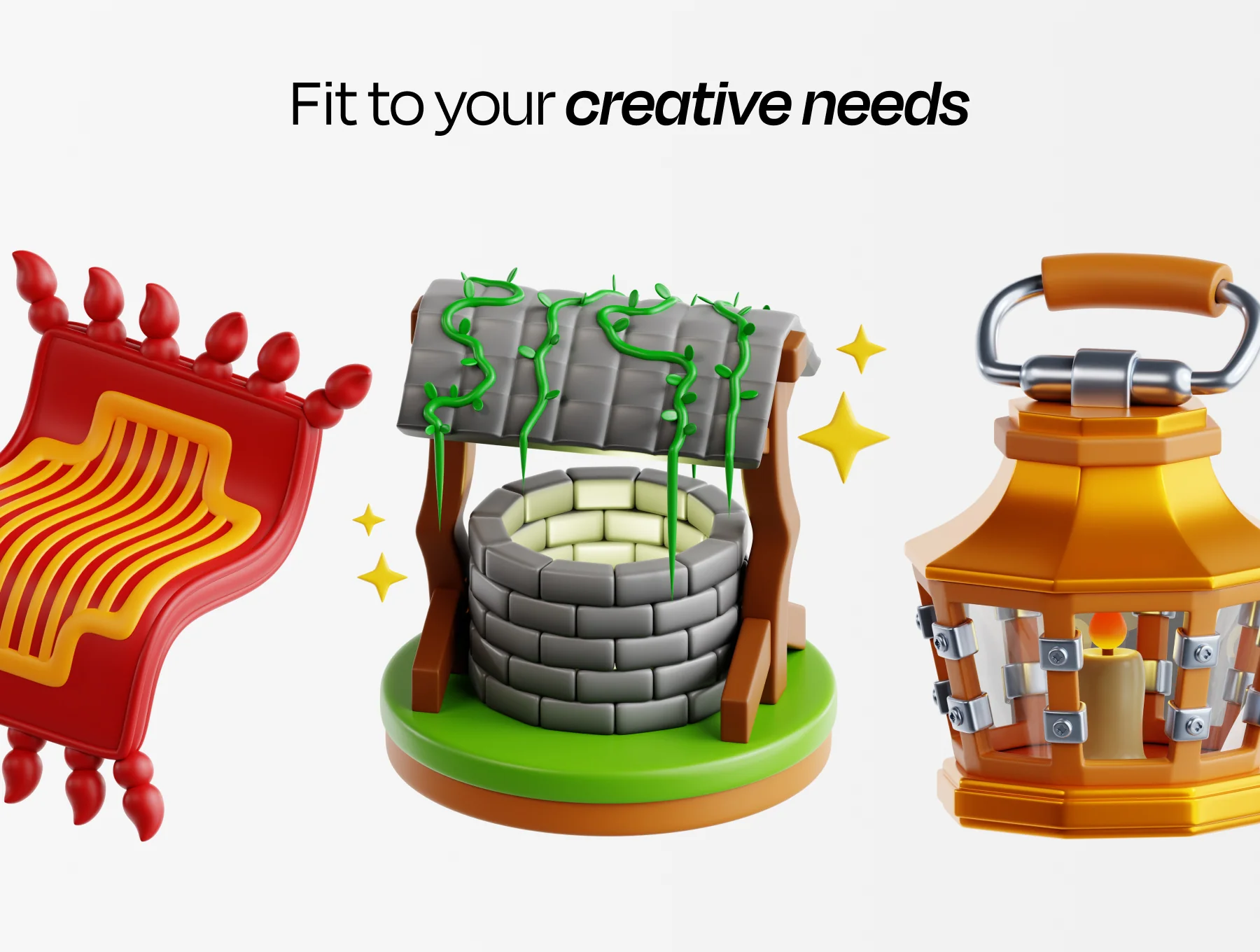 Fantasy 3D Icon Set 4