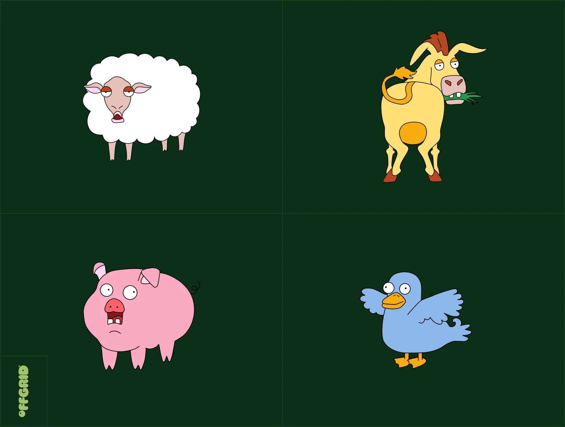 Farm Animals Pack 10