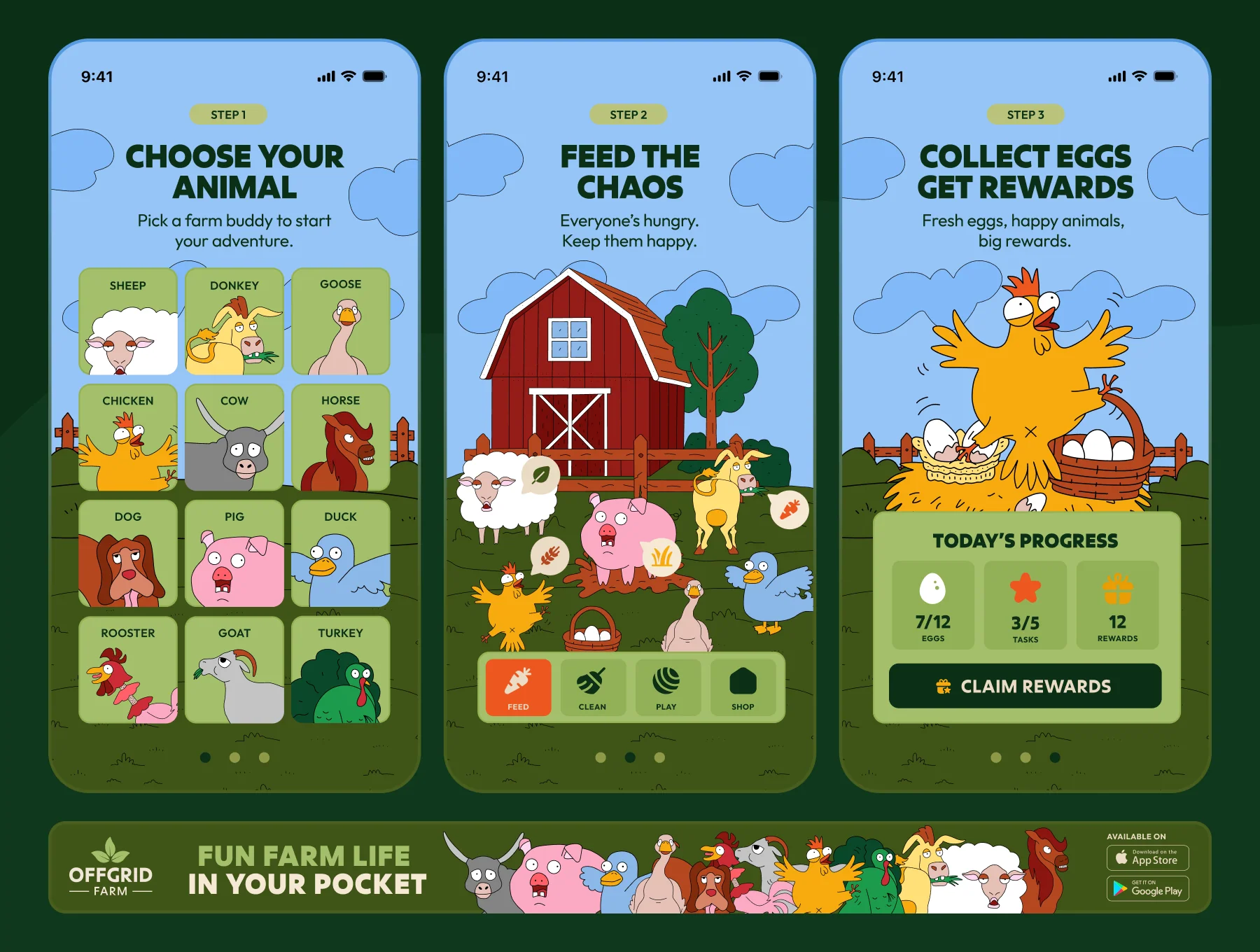 Farm Animals Pack 2