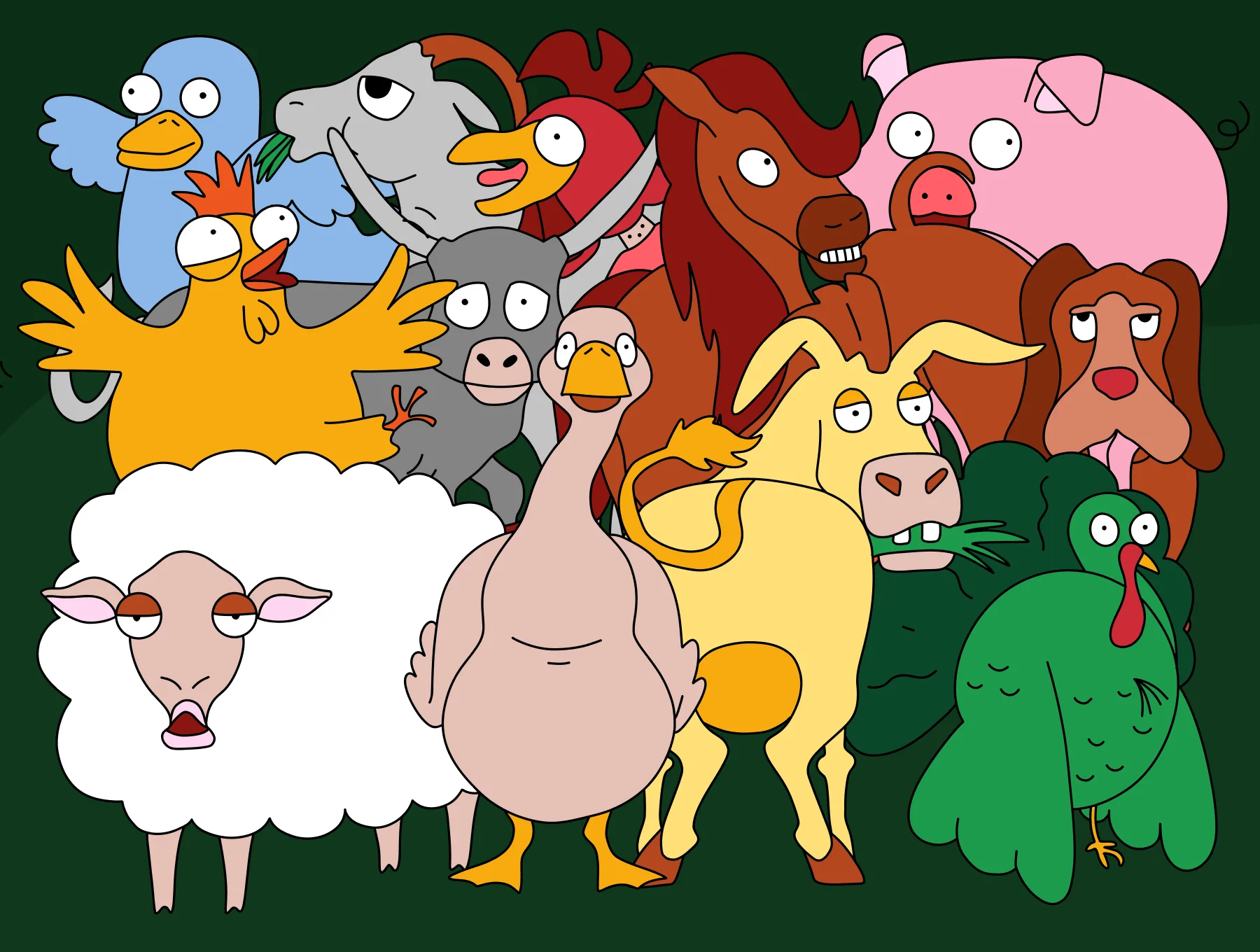 Farm Animals Pack 4