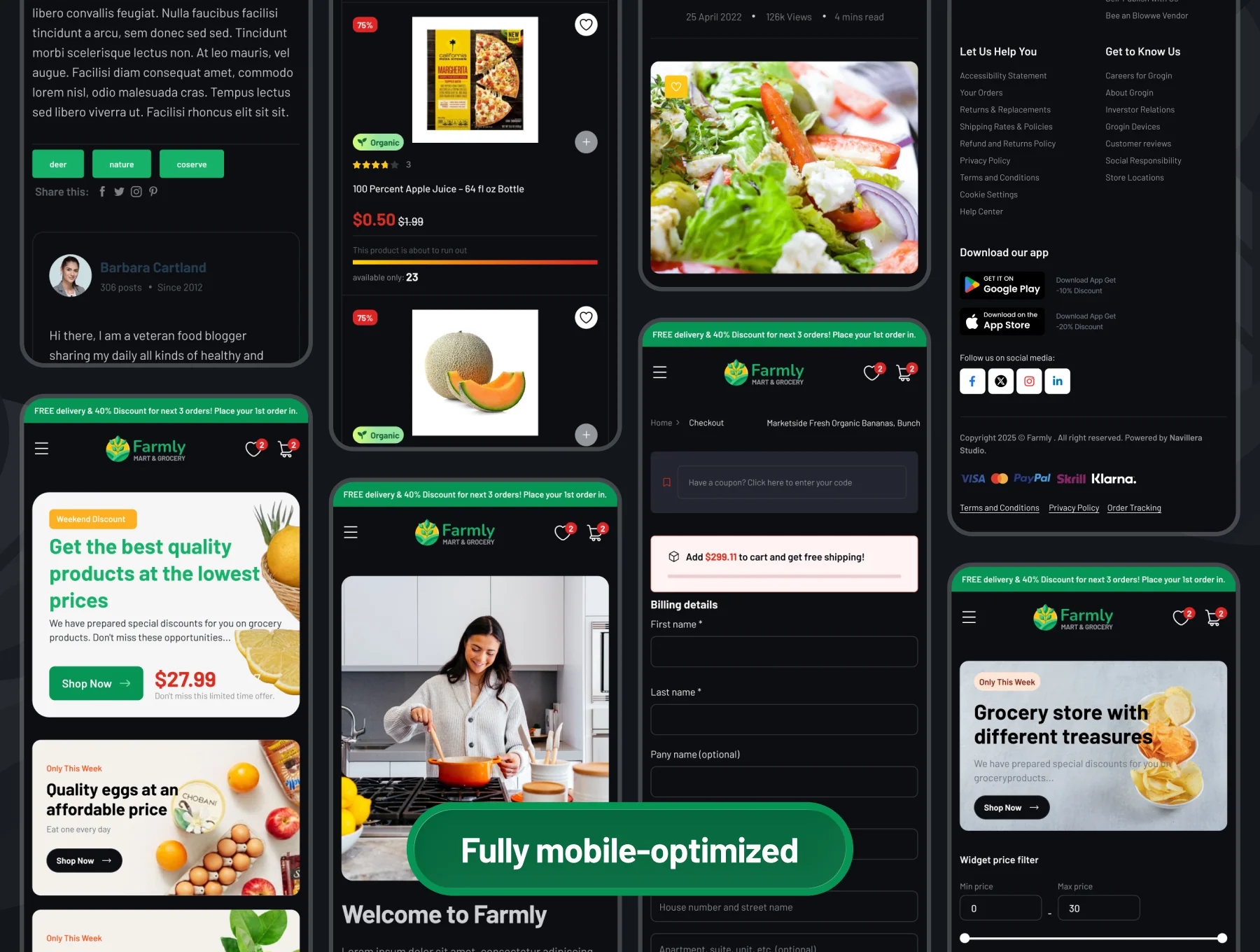 Farmly - Farm Groceries UI Design Kit 7