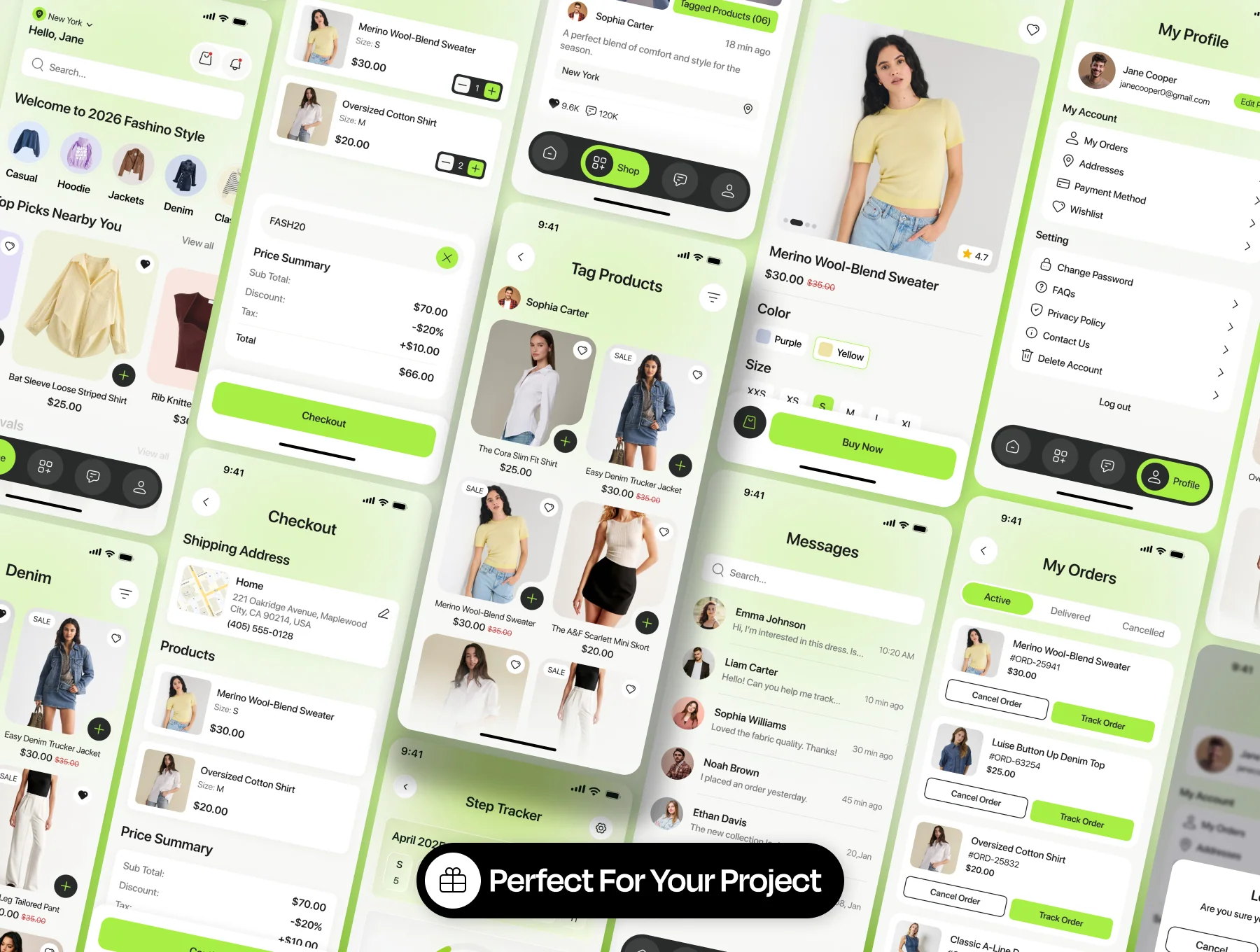 Fashino – Ecommerce Mobile App UI Kit 3