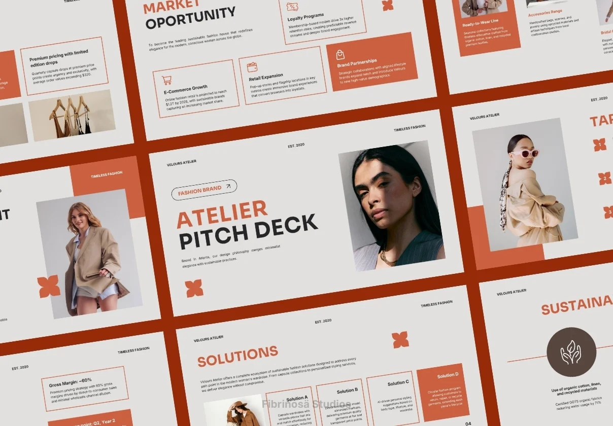 Fashion Brand Atelier Pitch Deck