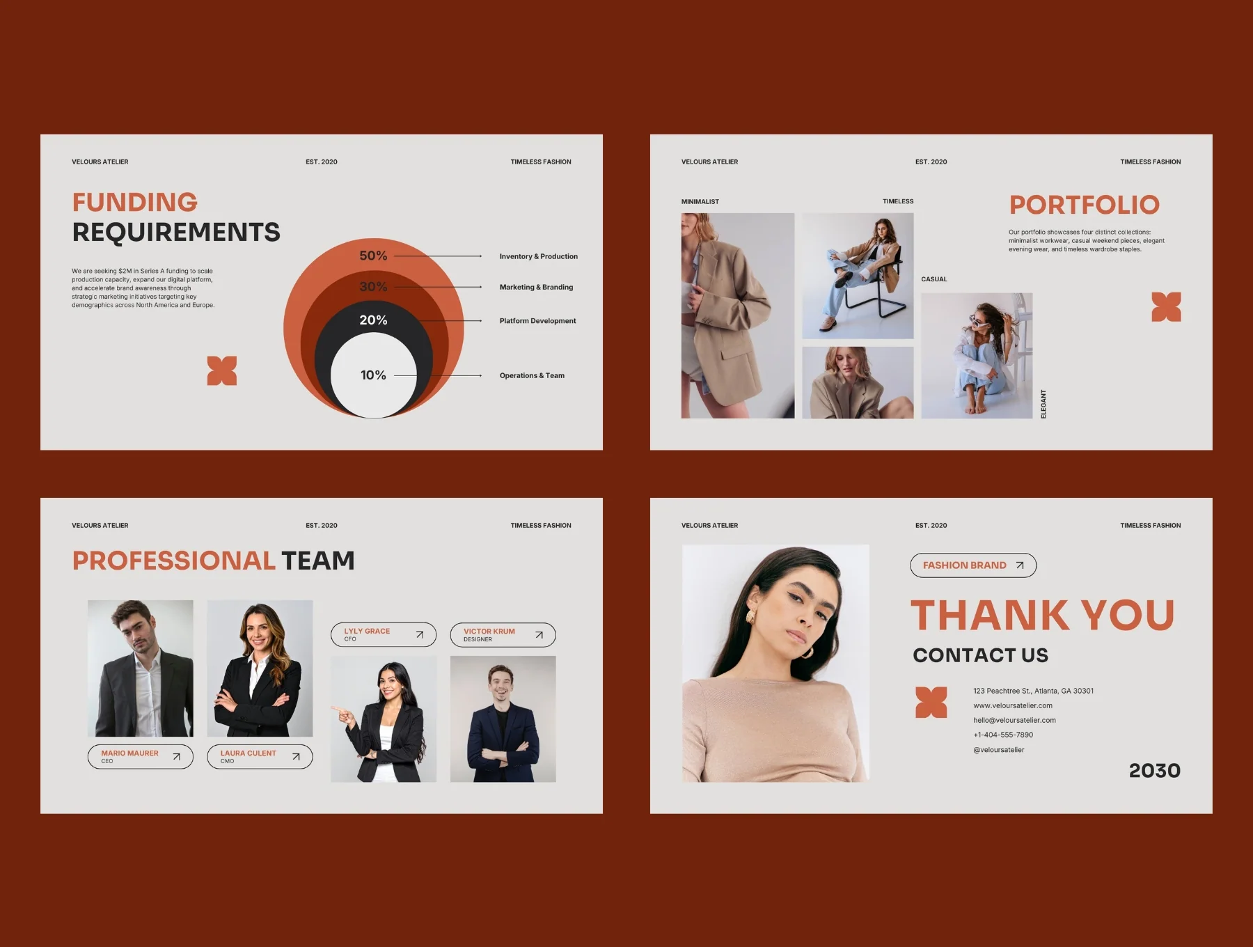 Fashion Brand Atelier Pitch Deck 2