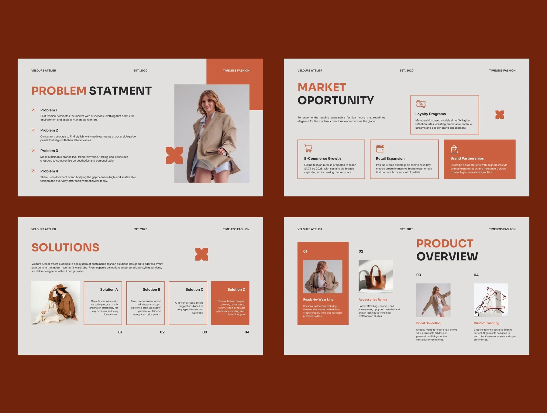 Fashion Brand Atelier Pitch Deck 5