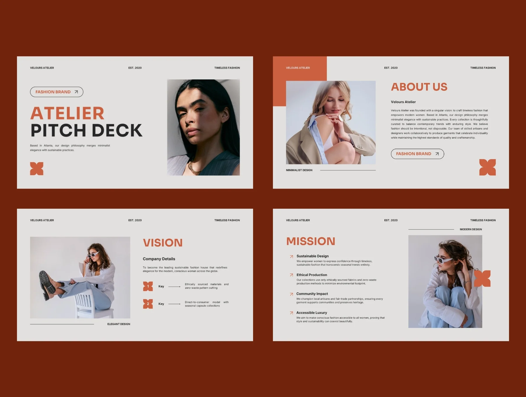 Fashion Brand Atelier Pitch Deck 6