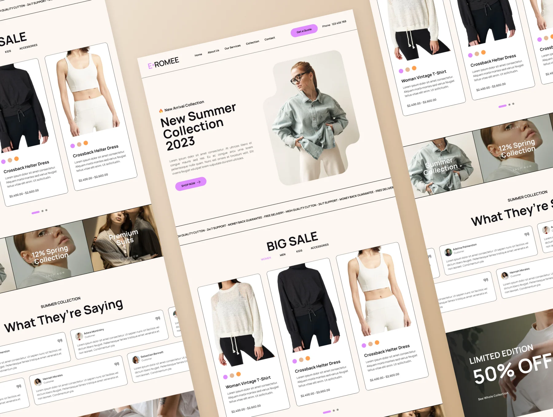 Fashion ECommerce - Landing Page