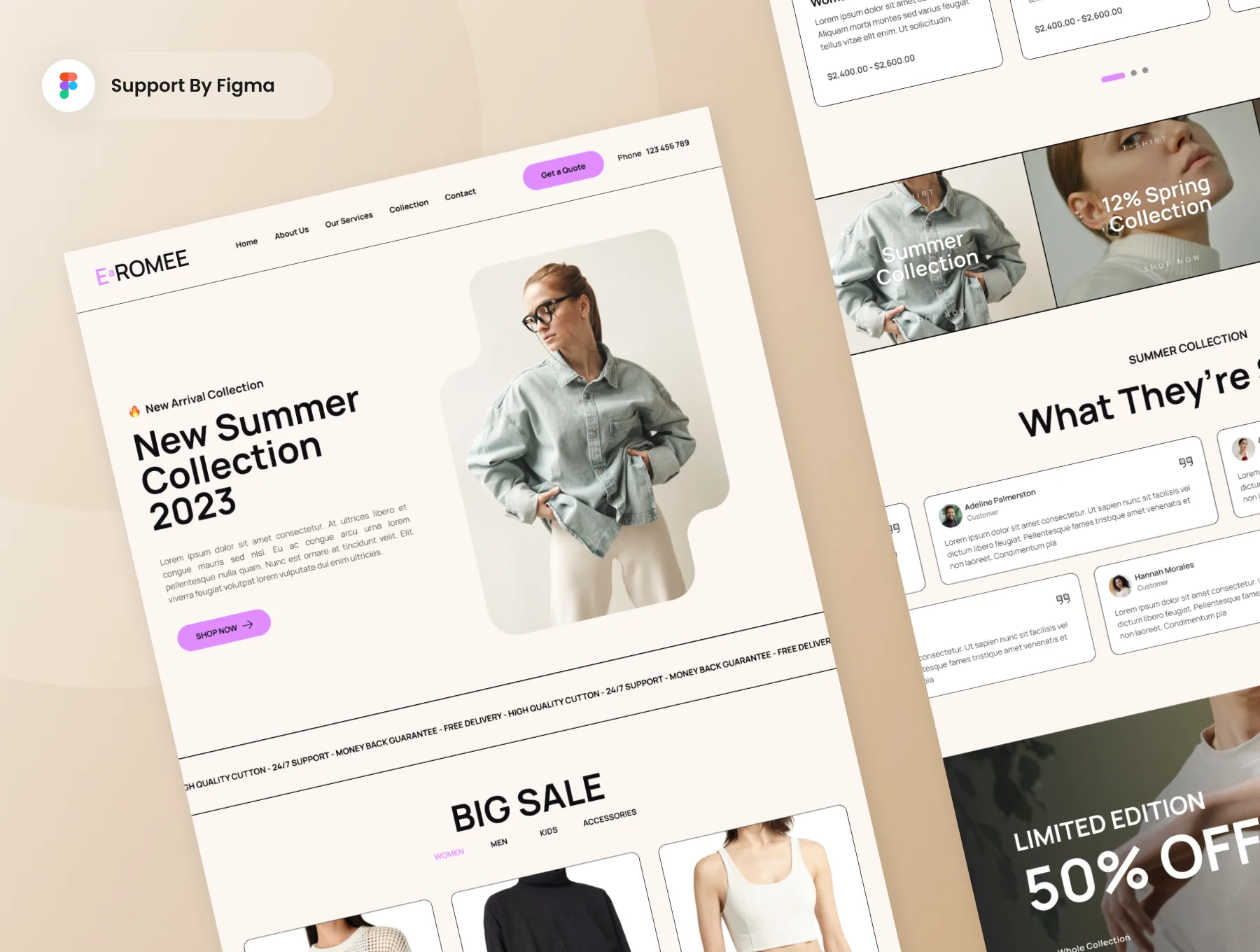 Fashion ECommerce - Landing Page 2