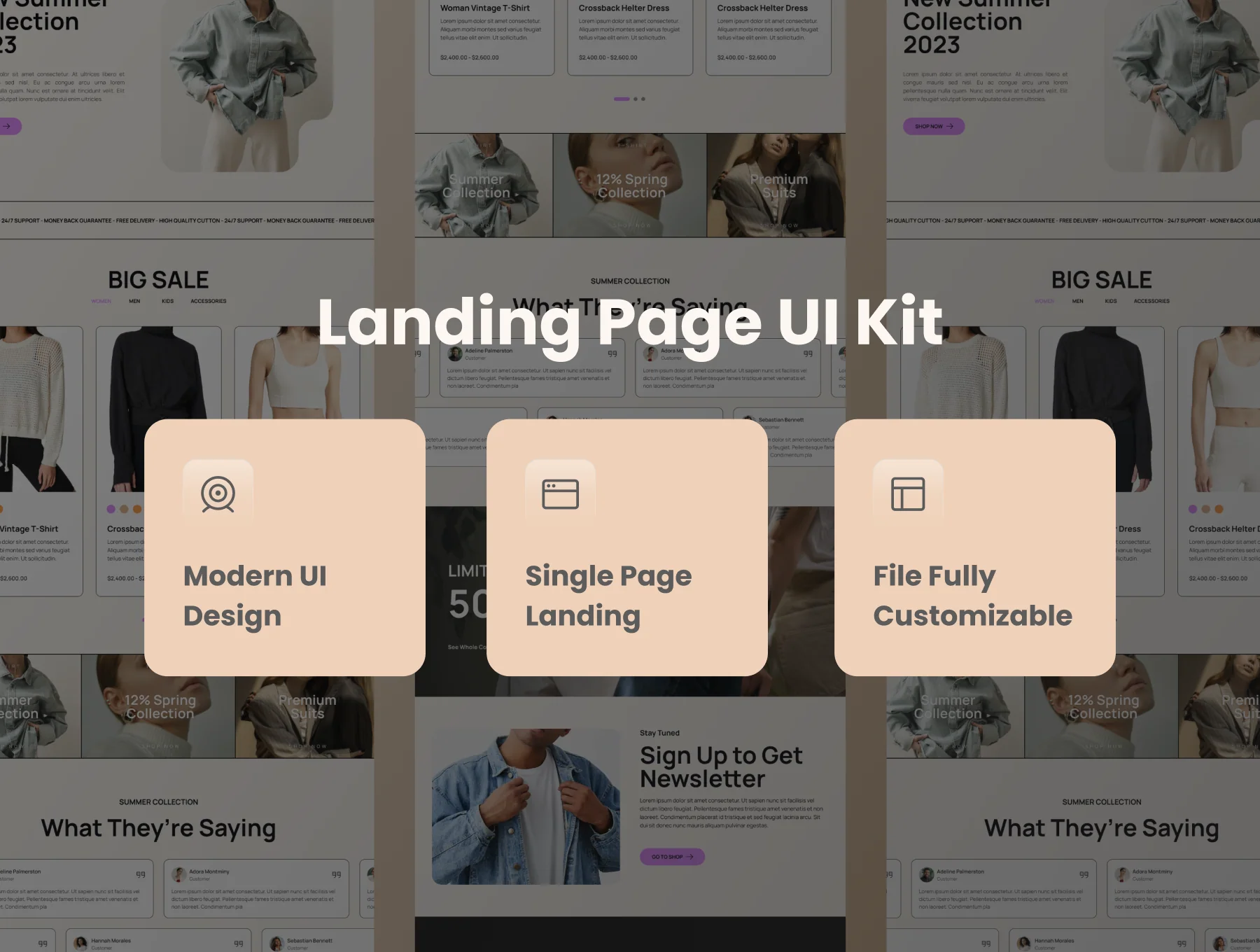 Fashion ECommerce - Landing Page 4