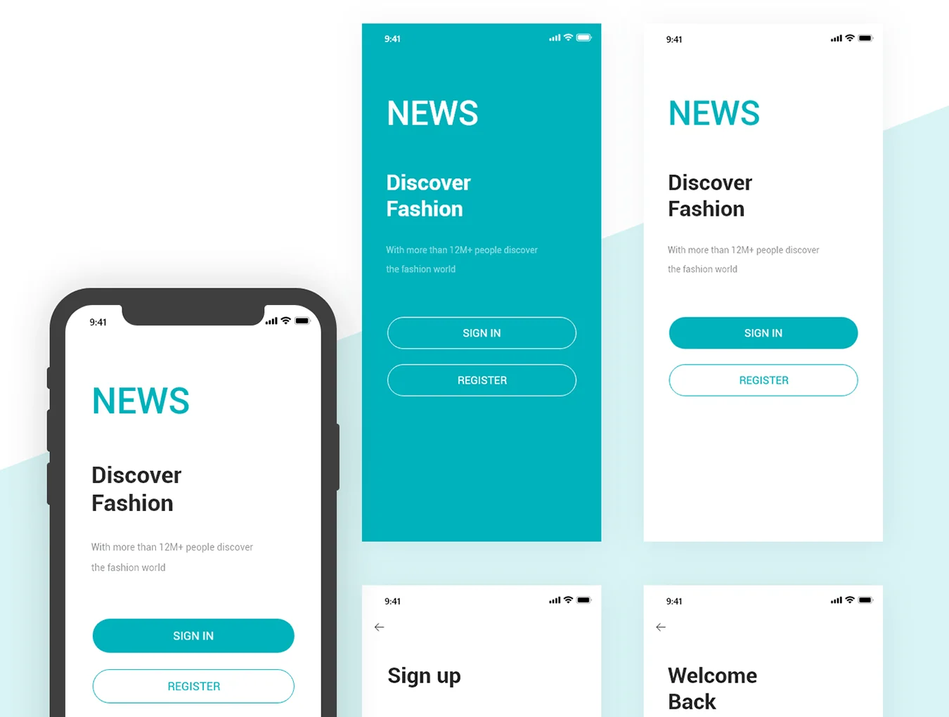 Fashion News UI Kit 3