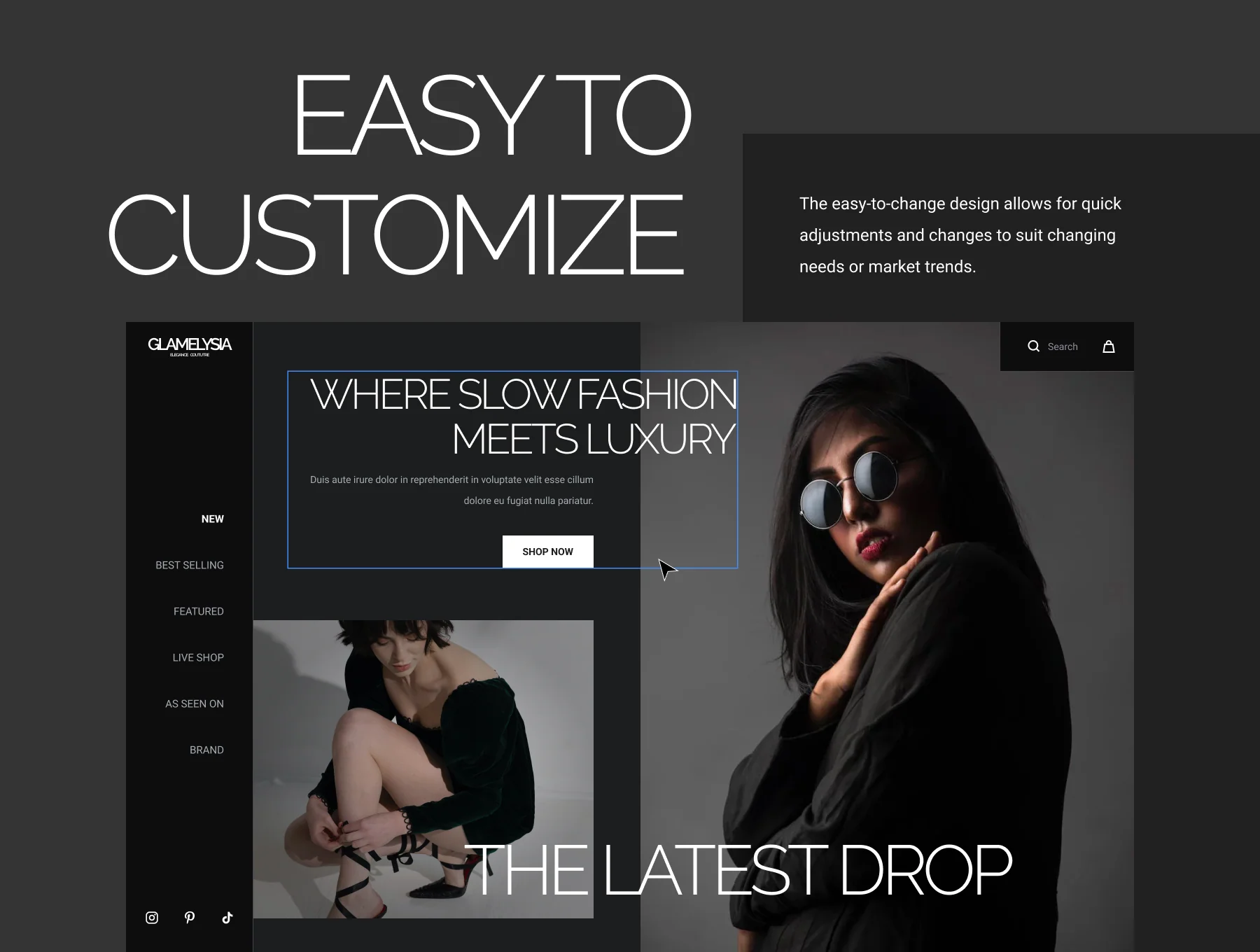Fashion Product Web Design 3