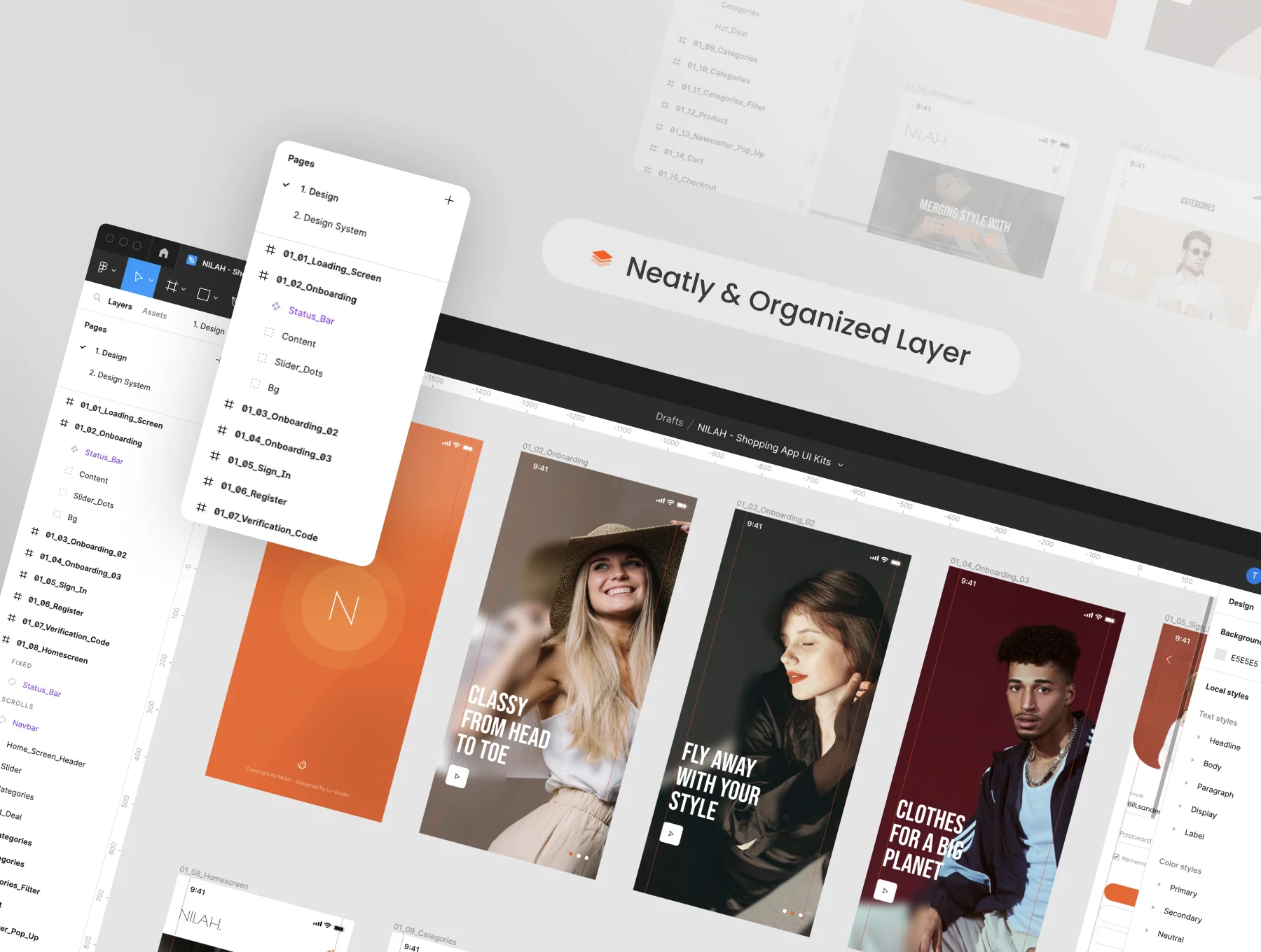 NILAH - Fashion Shopping Mobile App UI Kit 3