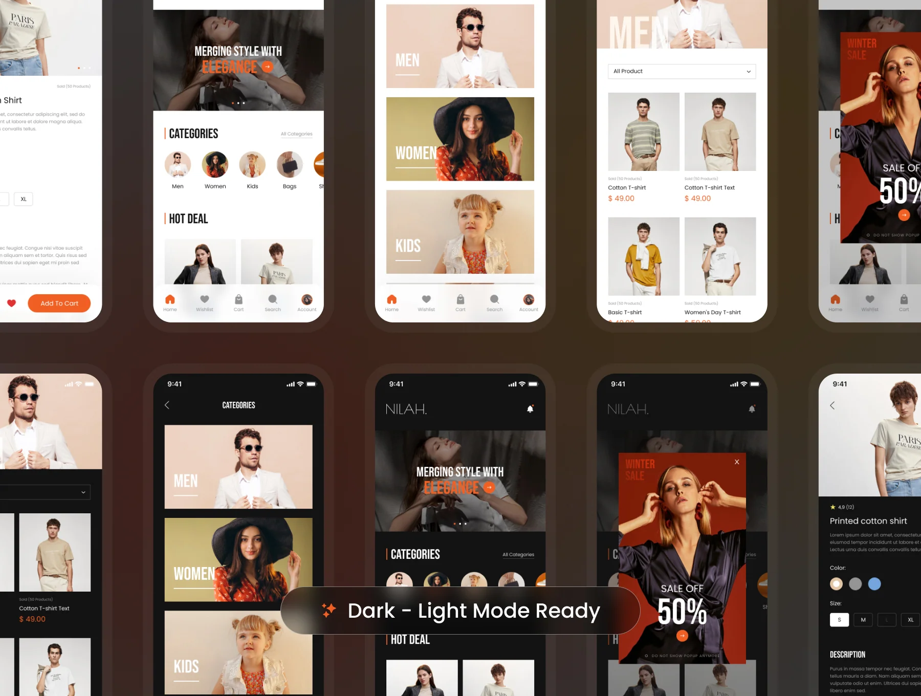 NILAH - Fashion Shopping Mobile App UI Kit 5